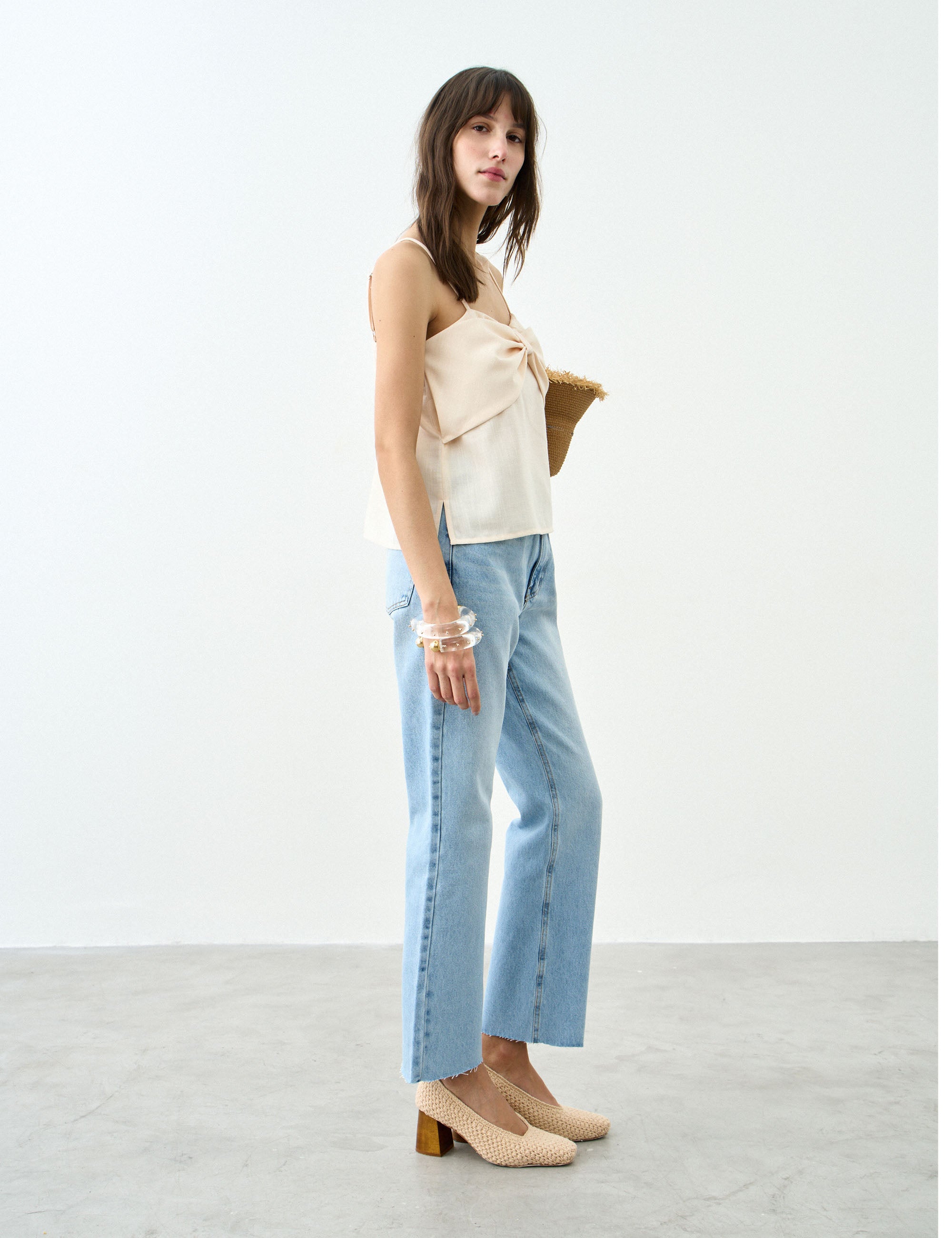 Blusa Positano Alfaiataria Manteiga