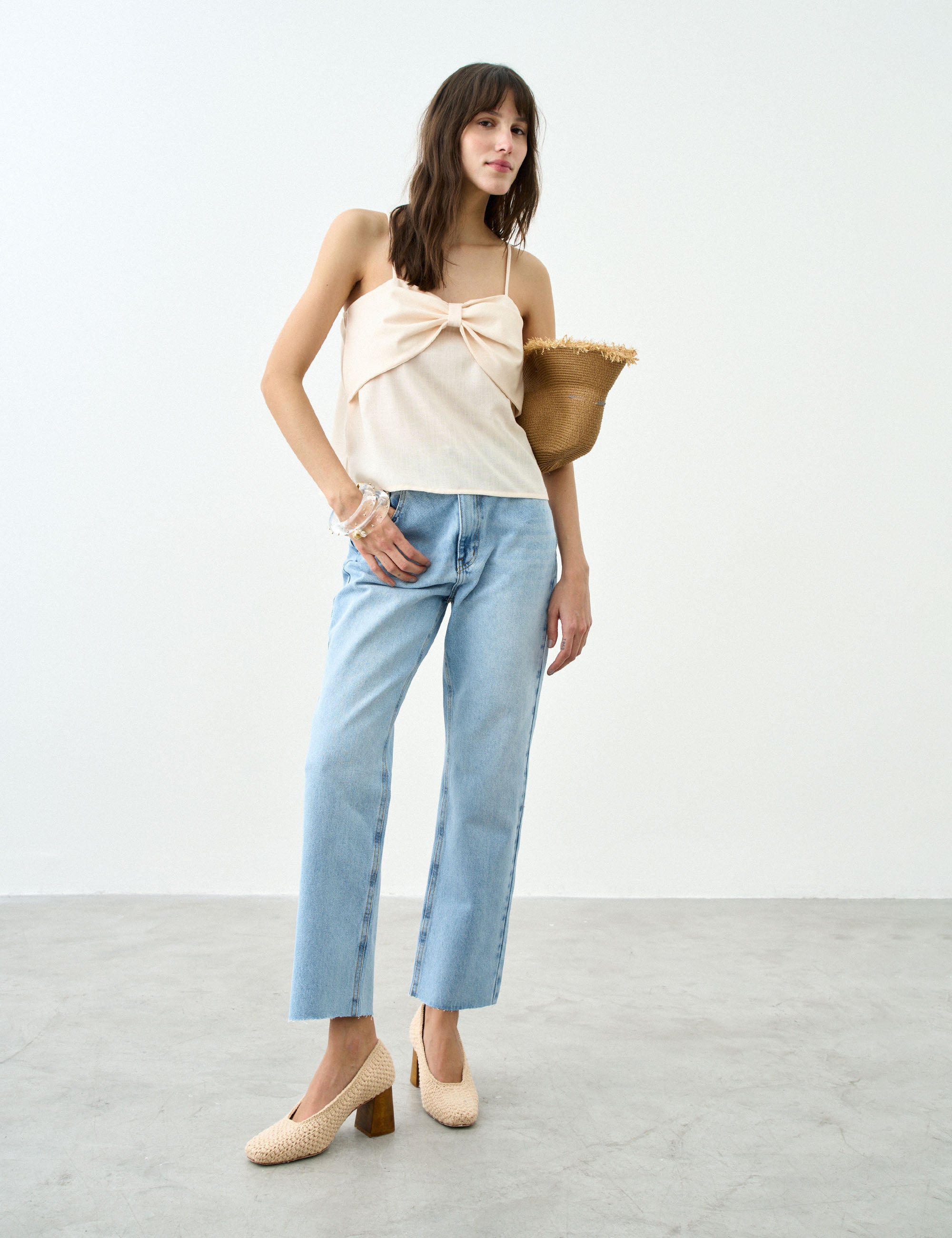 Blusa Positano Alfaiataria Manteiga