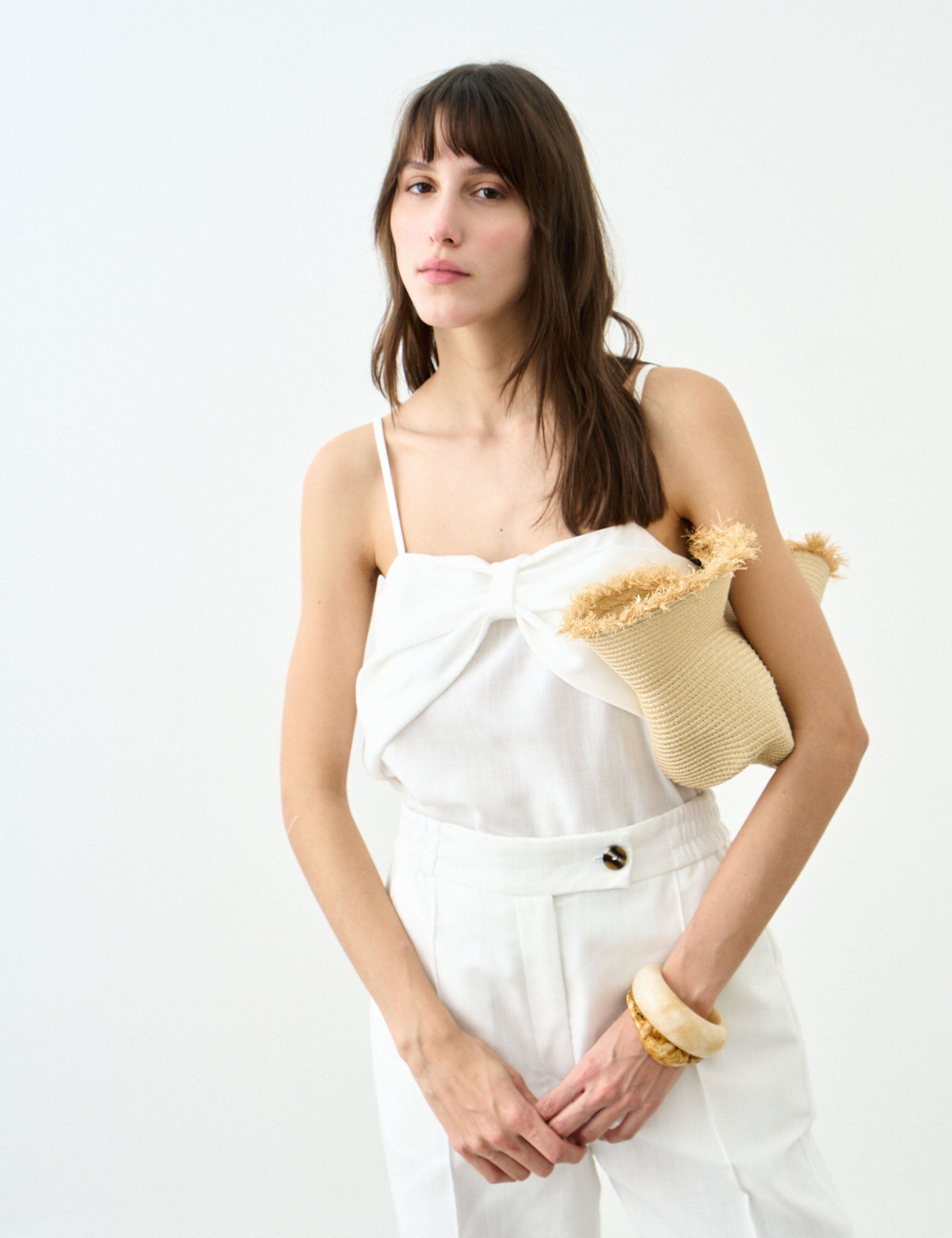 Blusa Positano Alfaiataria Off White