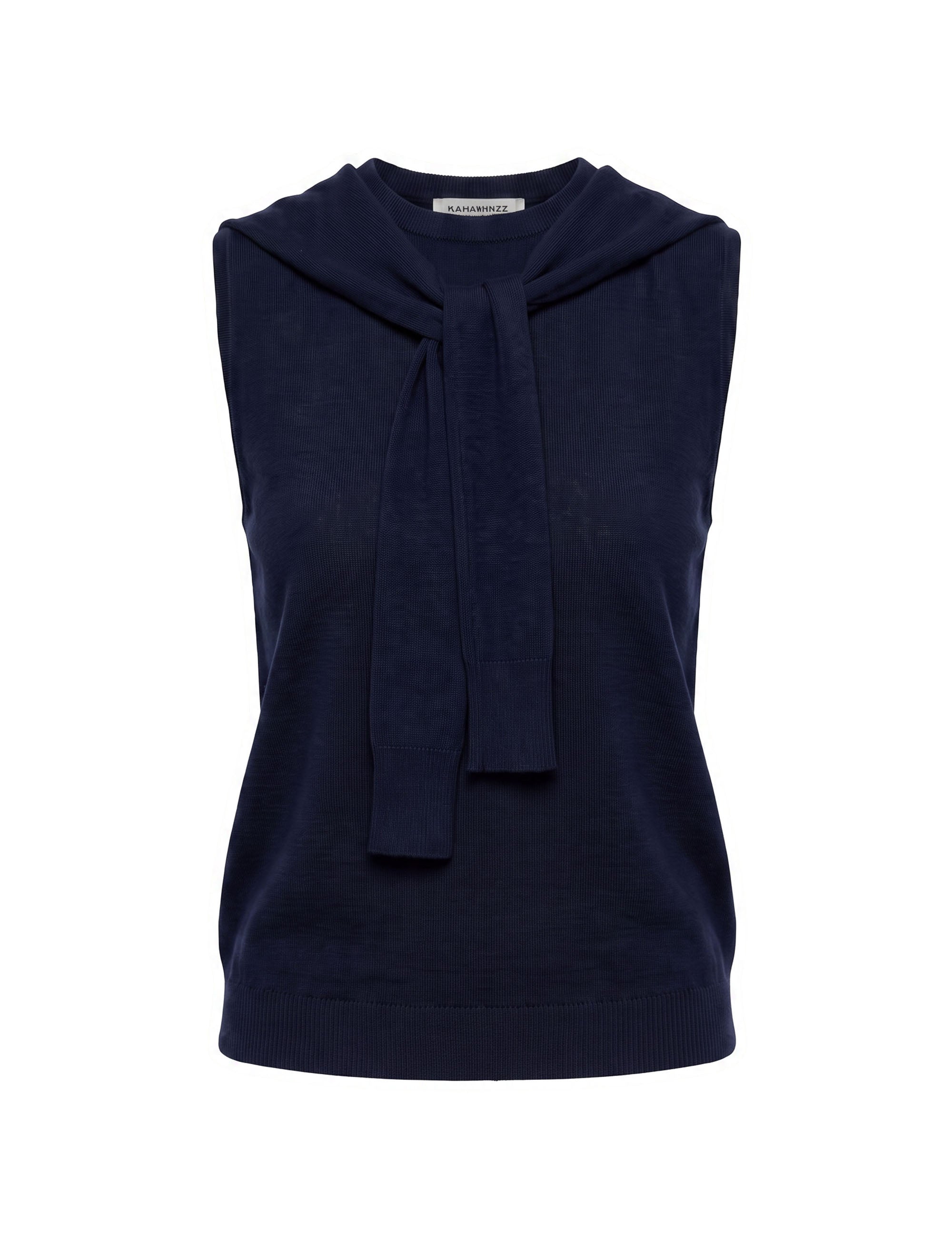 Blusa Pullover Tricot Marinho