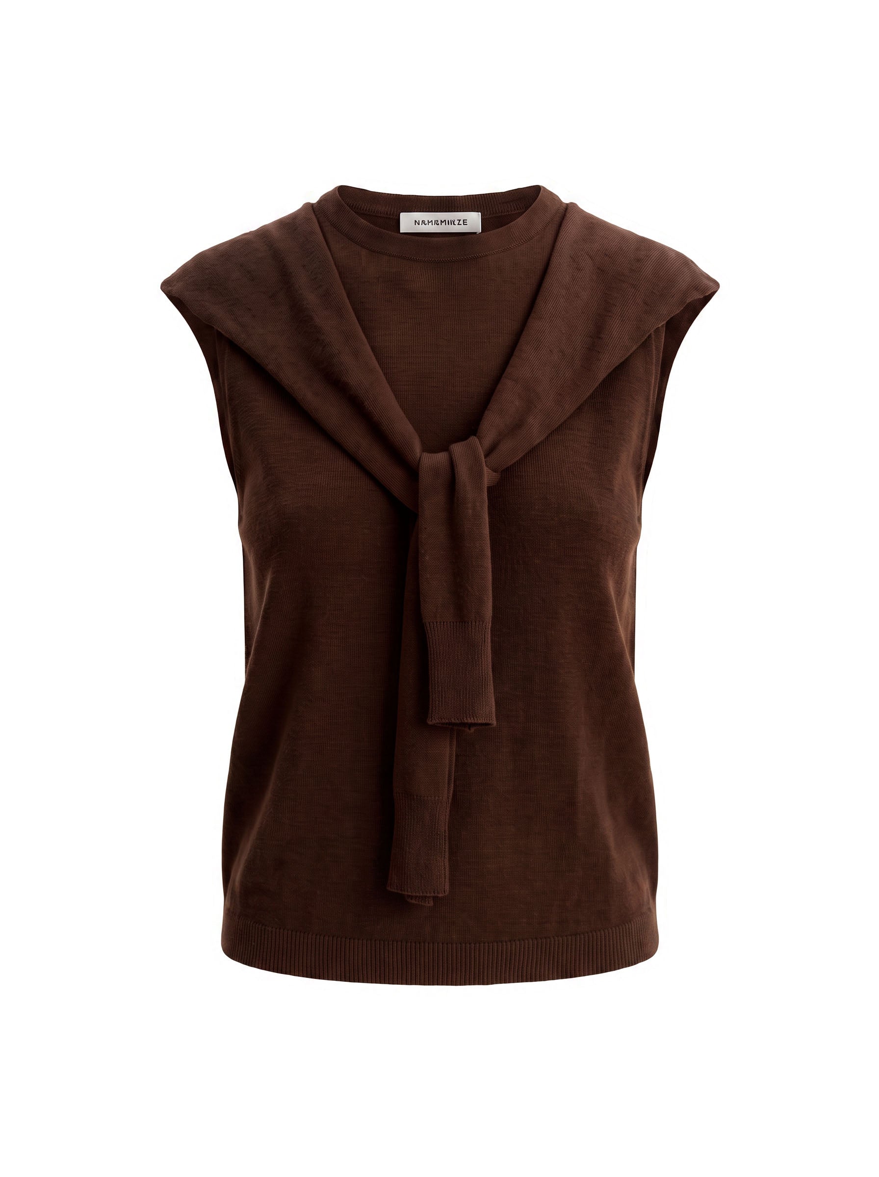 Blusa Pullover Tricot Marrom