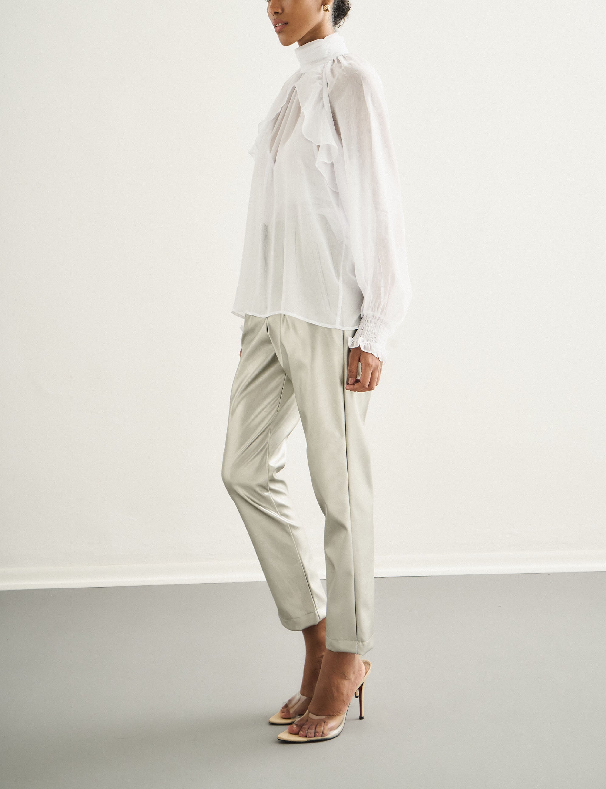 Blusa Rose Chiffon Branco