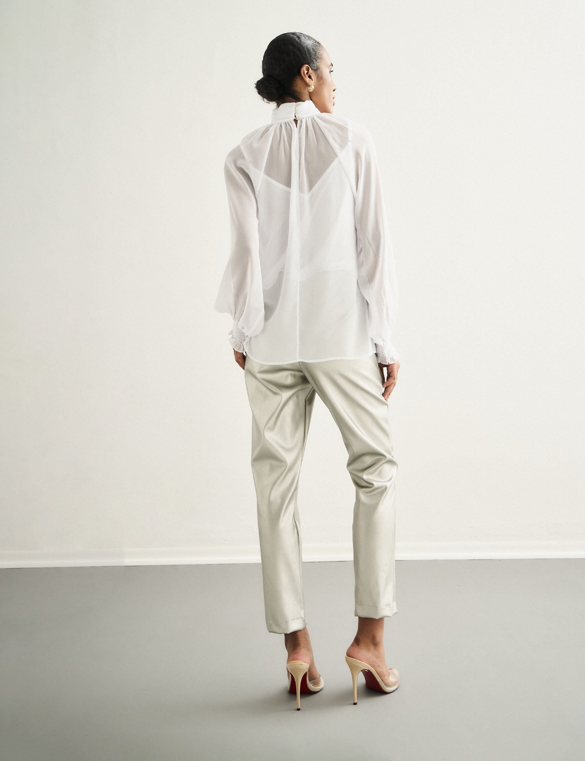 Blusa Rose Chiffon Branco