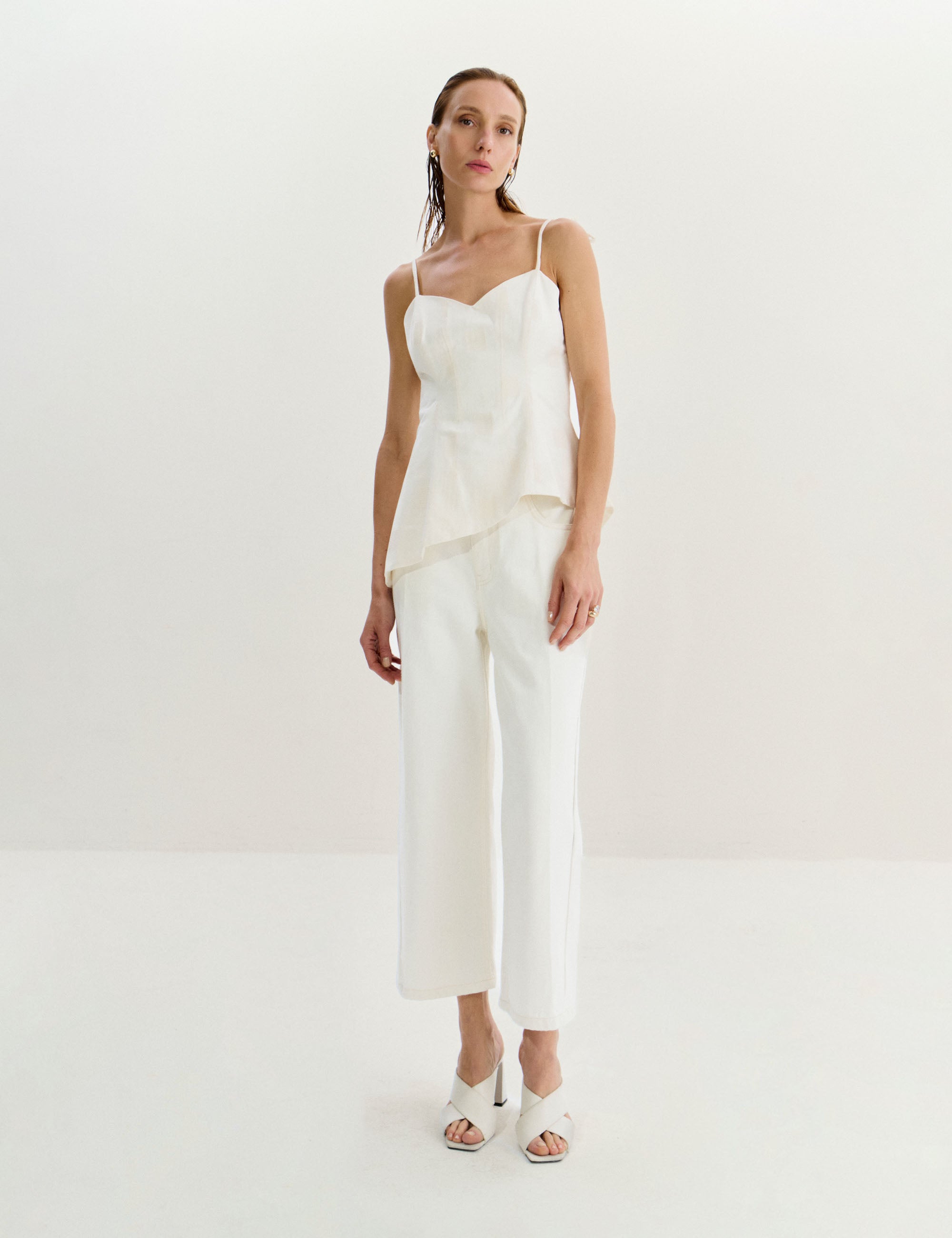 Blusa Silvia Algodão Off White