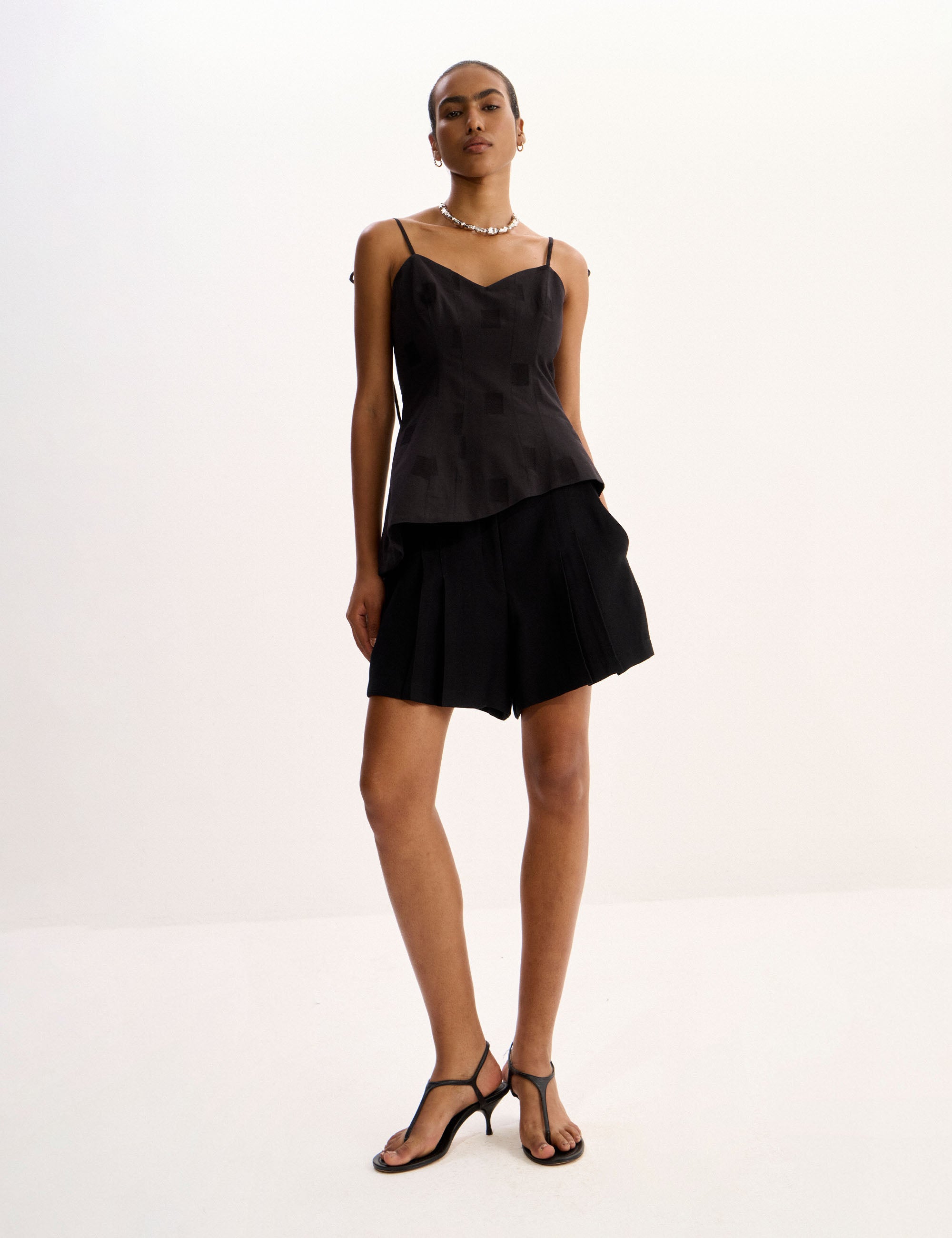 Blusa Silvia Algodão Preto