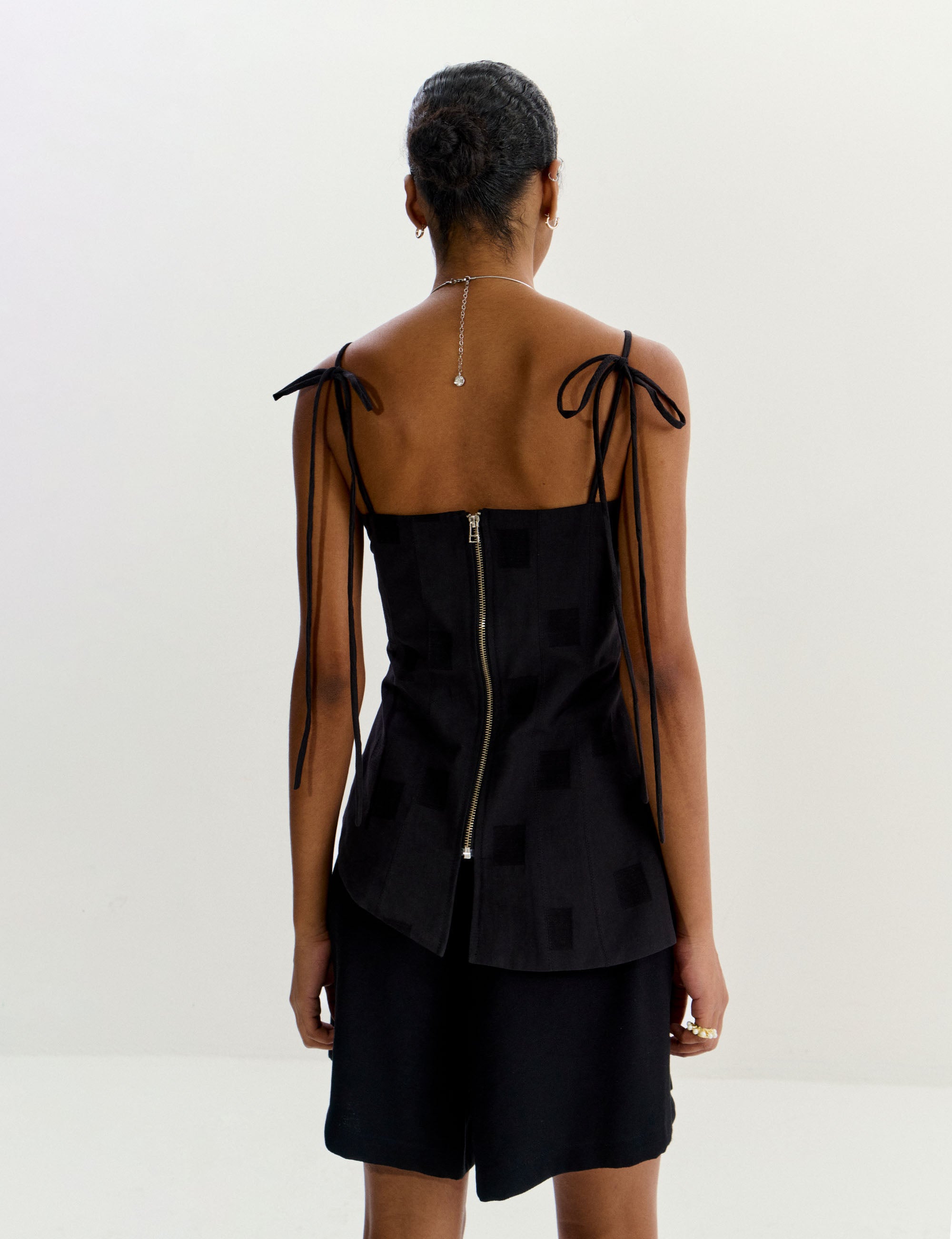 Blusa Silvia Algodão Preto