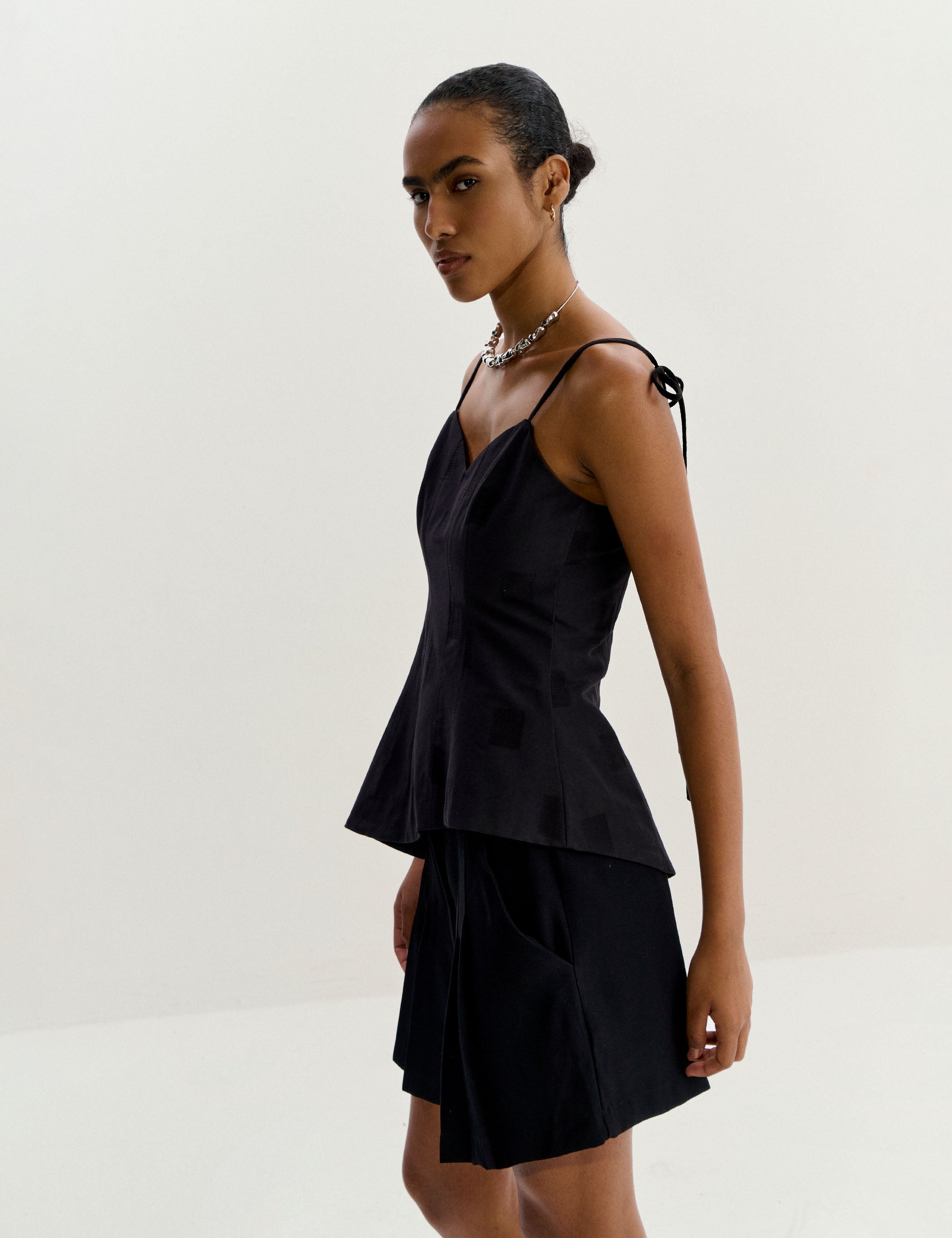 Blusa Silvia Algodão Preto