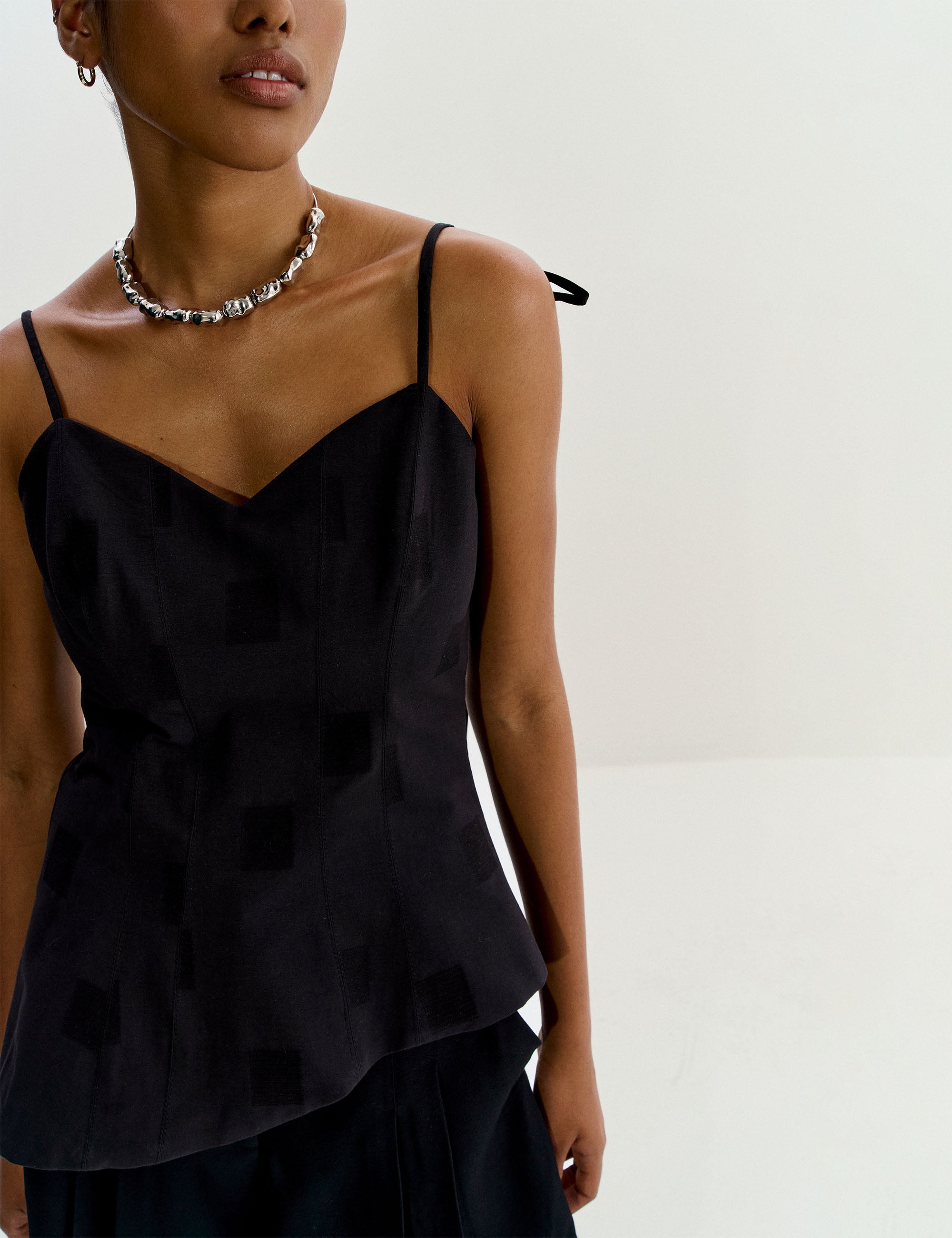 Blusa Silvia Algodão Preto