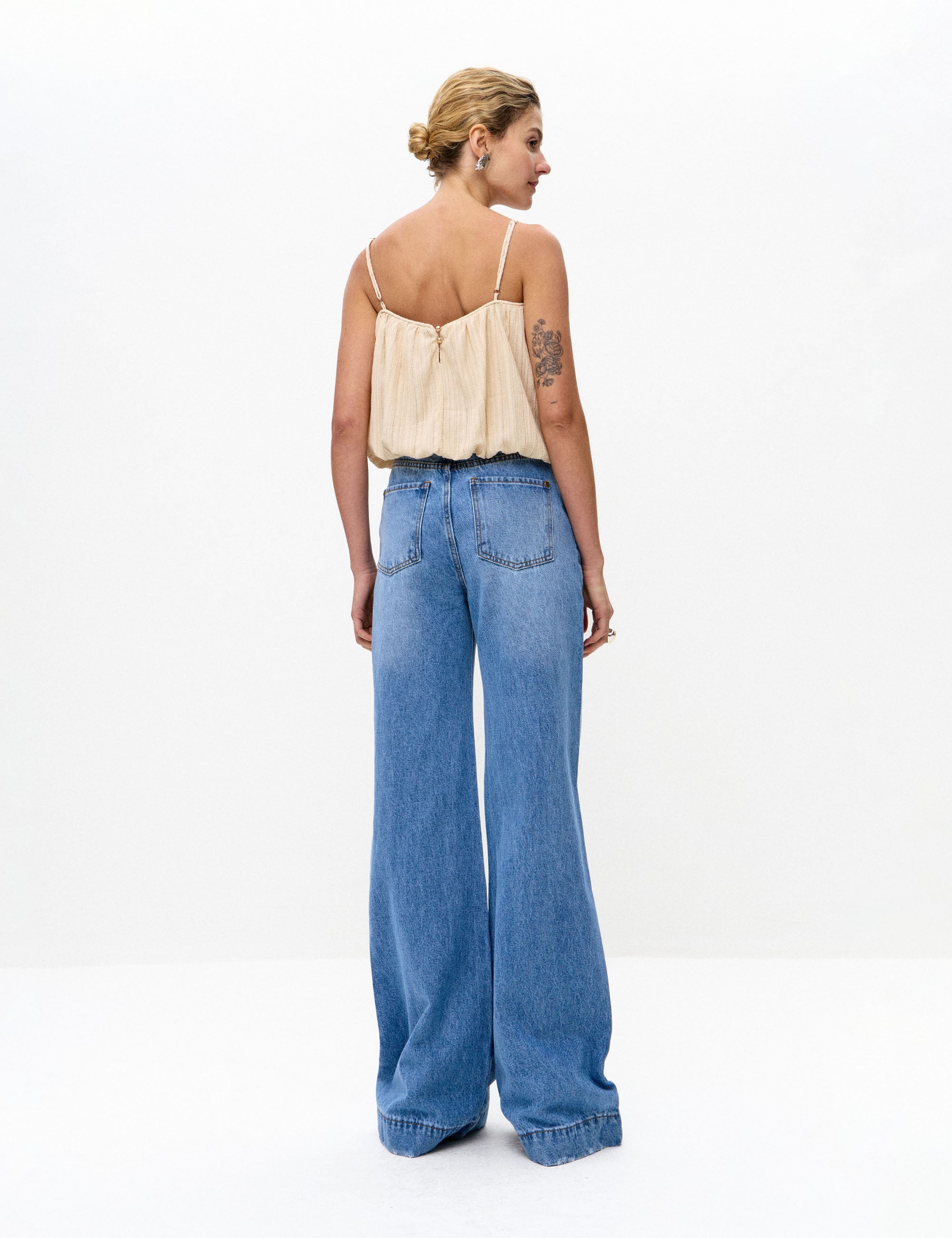 Blusa Sofia Crepe Cru