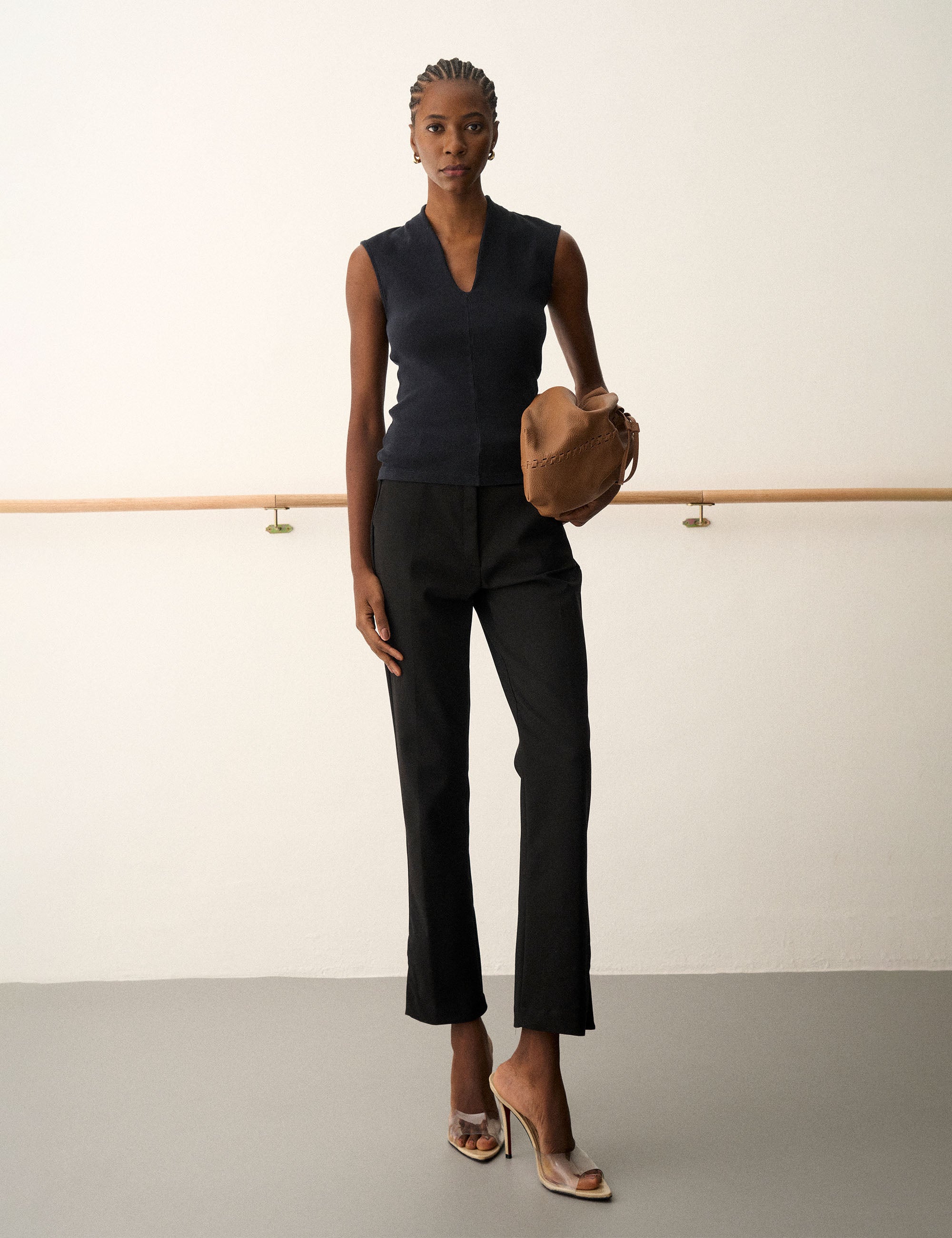 Calça Cintia Alfaiataria Preto