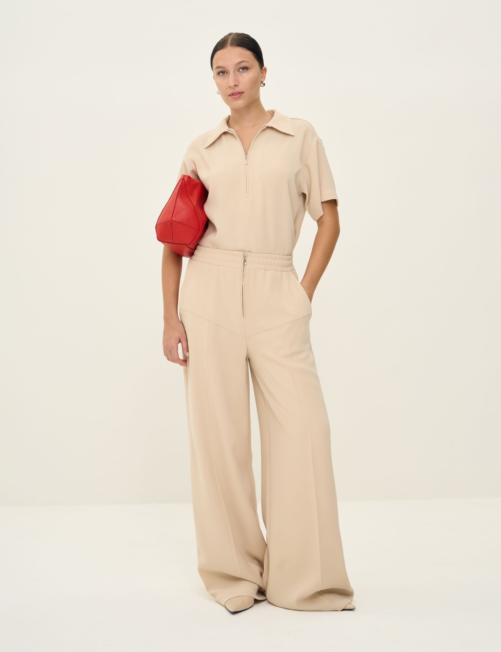 Blusa Talita Crepe Pérola