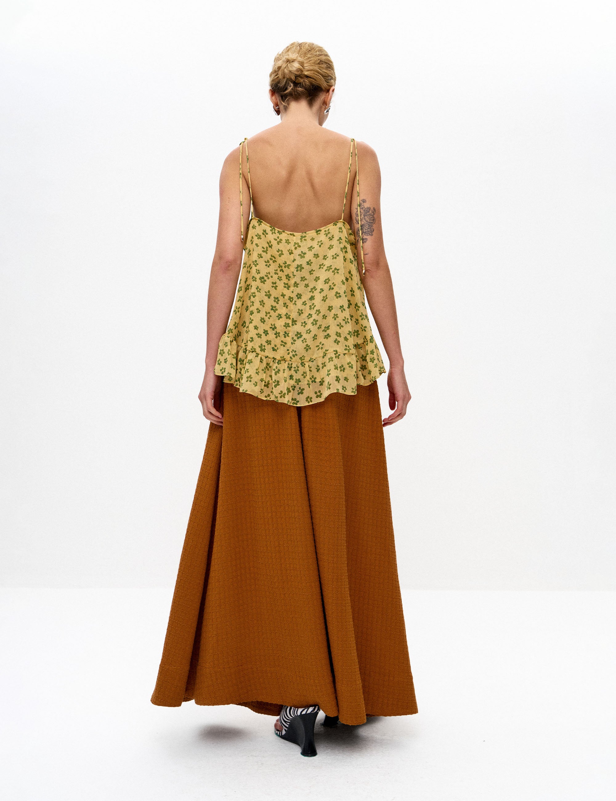 Blusa Verbena Chifon Verde