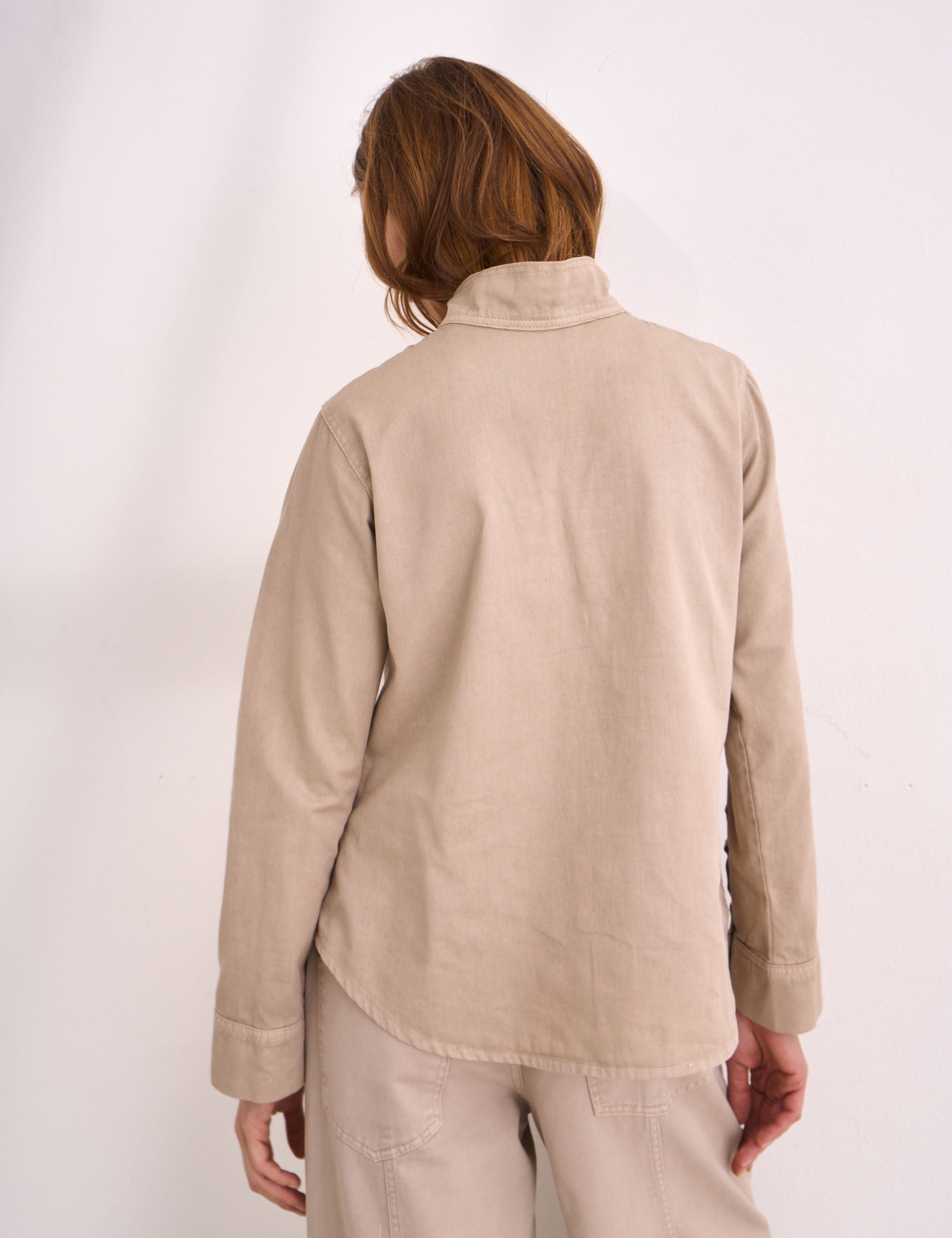 Blusa Zoe Sarja Areia