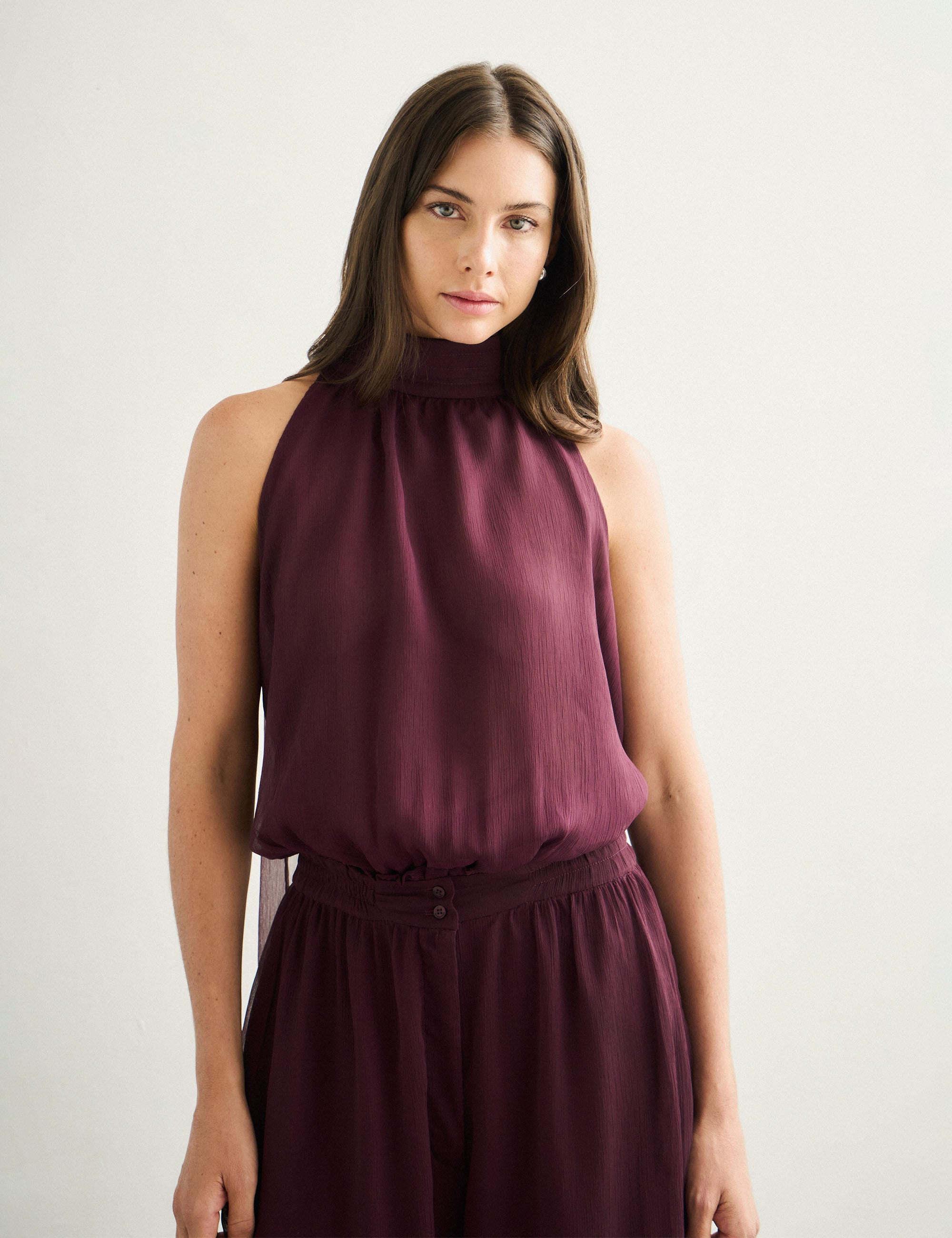 Body Amélia Fluido Bordeaux