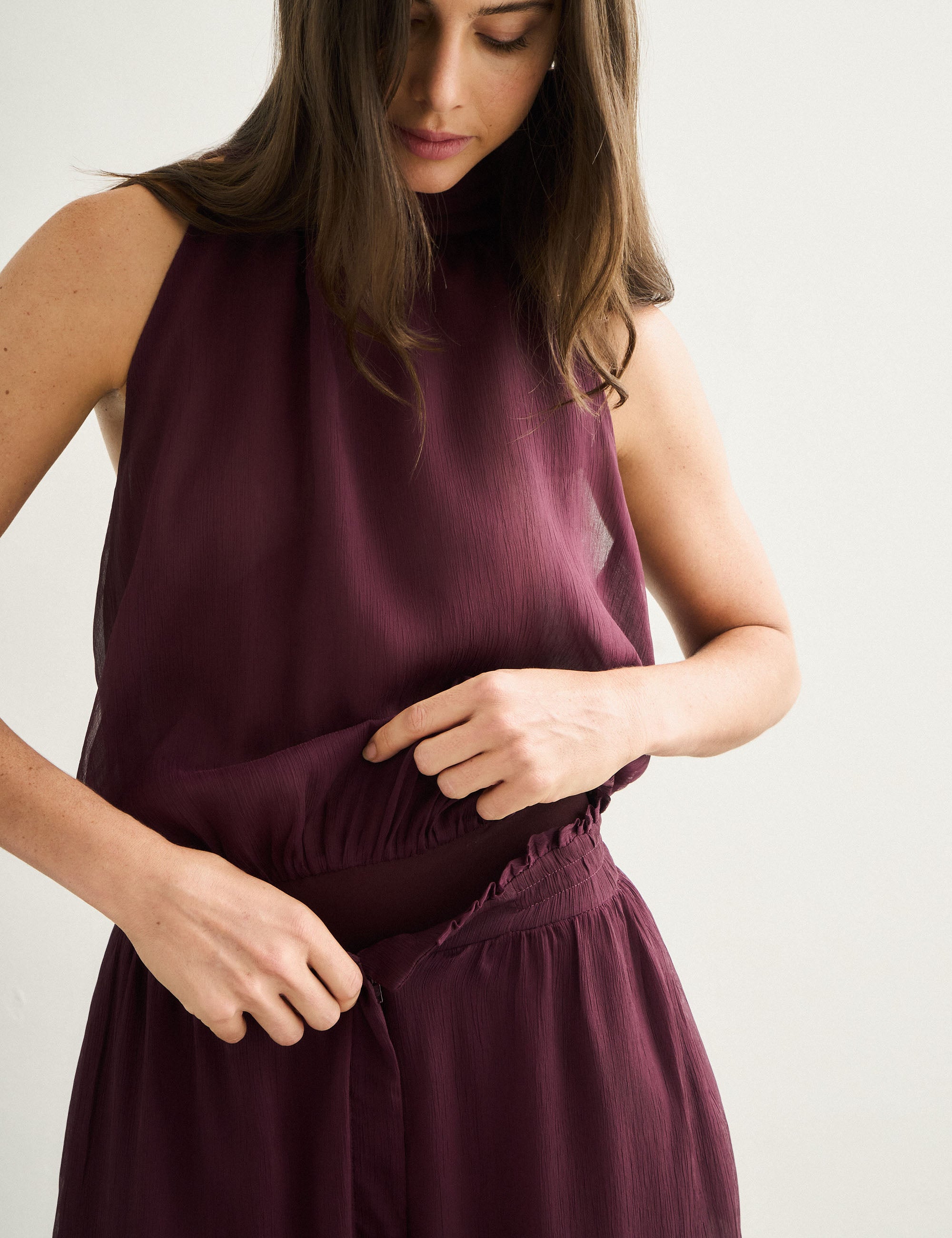 Body Amélia Fluido Bordeaux
