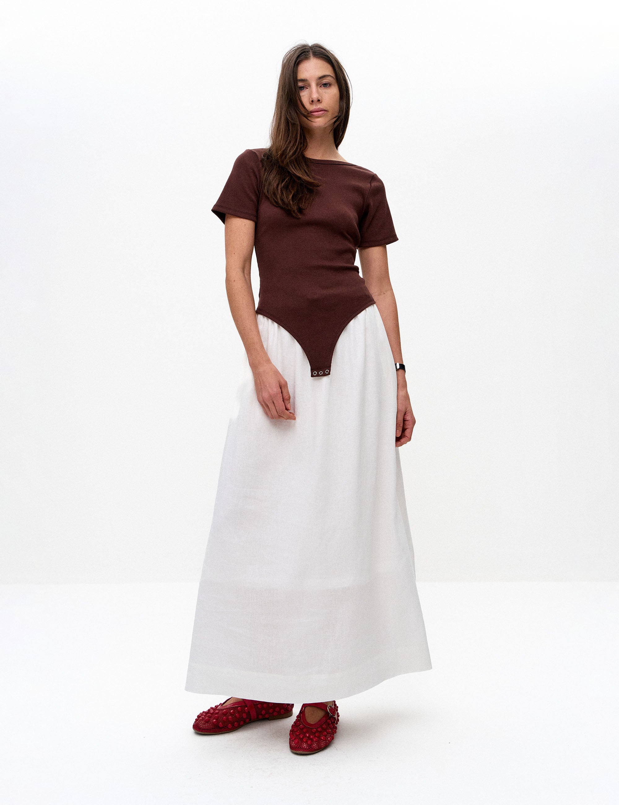 Body Danielle Canelado Marrom