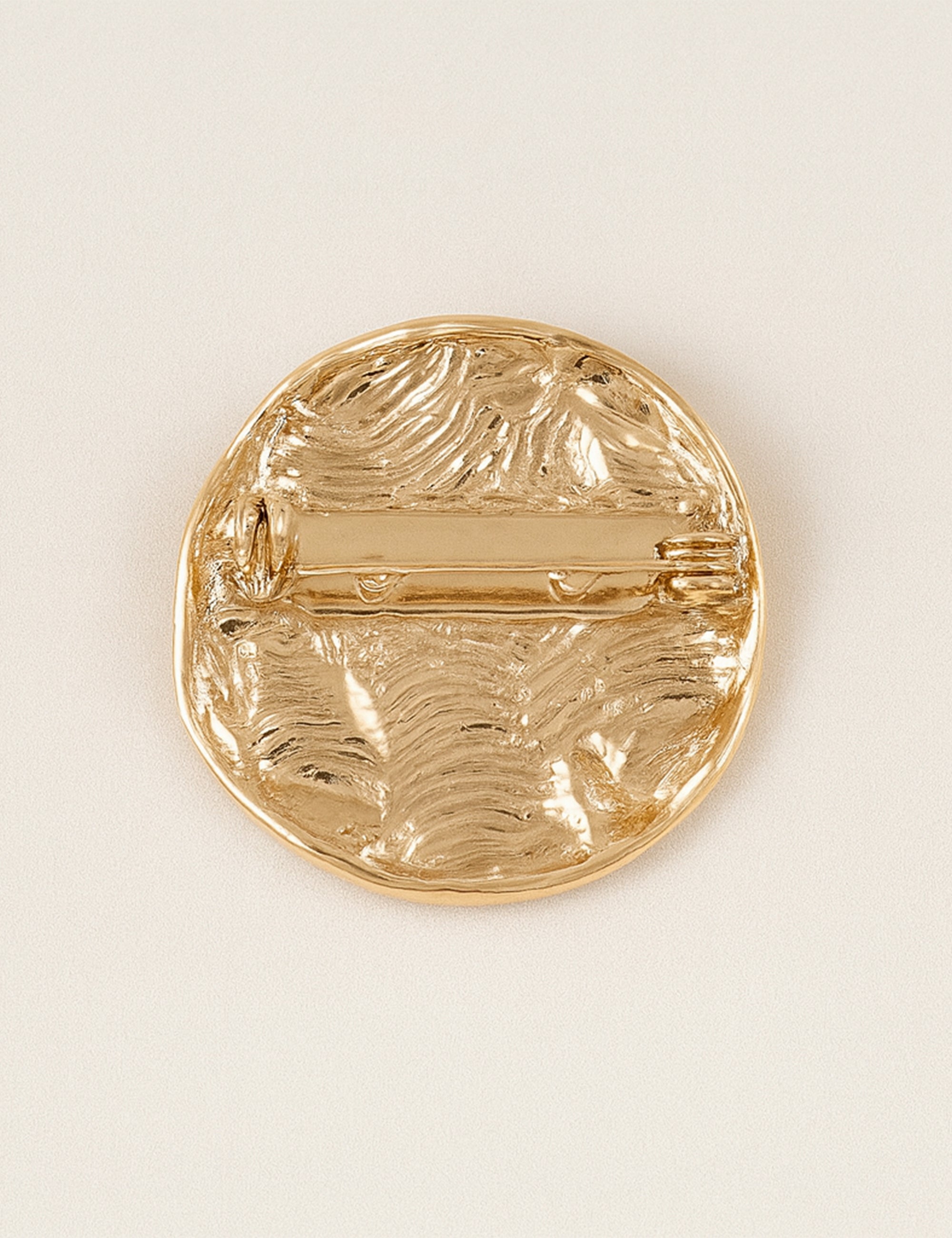 Broche Etoile Zamak Marfim