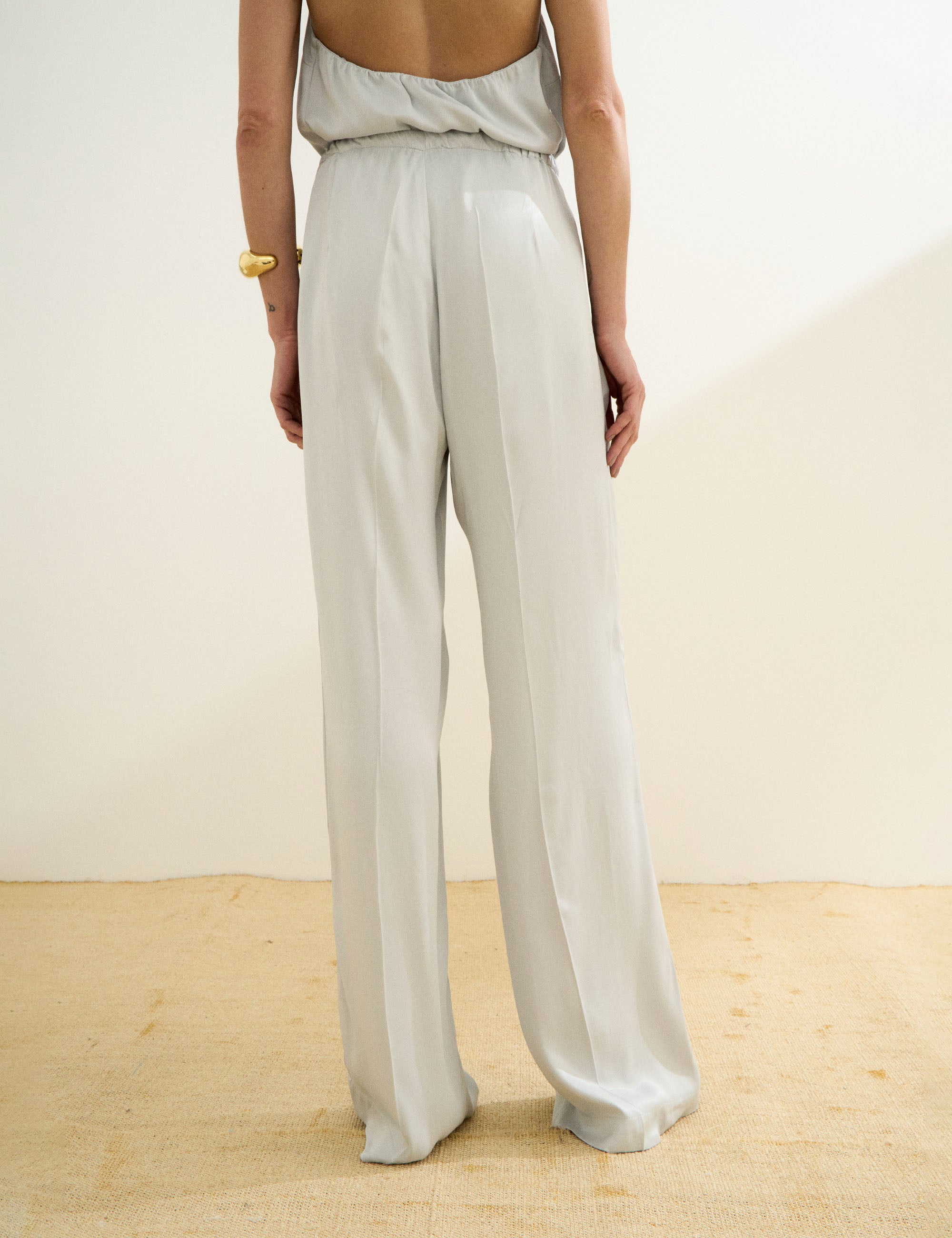 Calça Lauren Cetim Prata