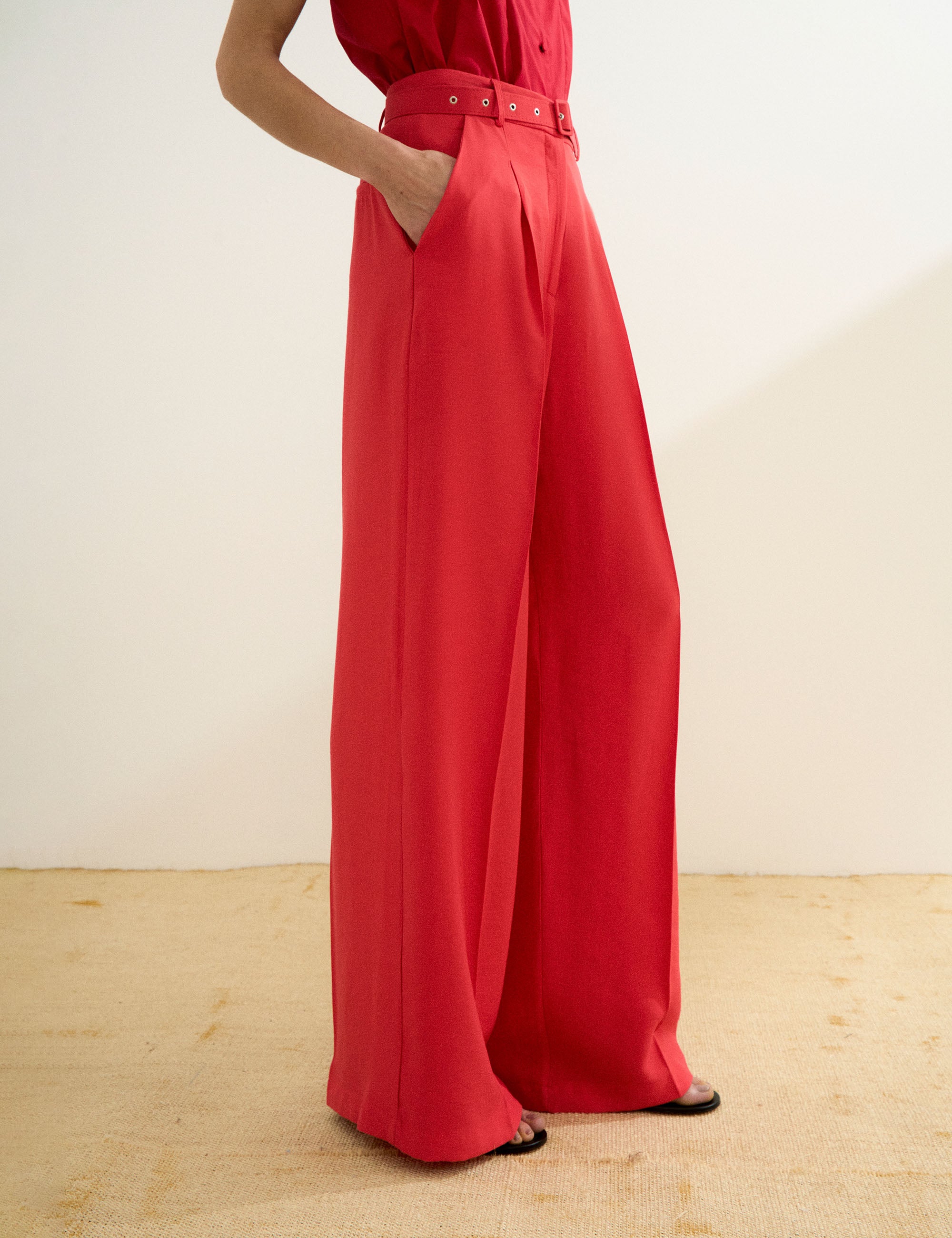 Calça Natalia Liocel Vermelho