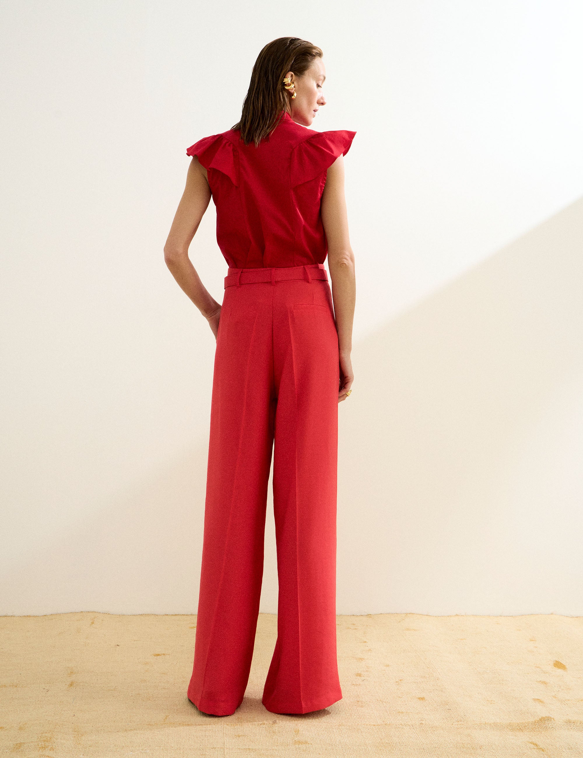 Calça Natalia Liocel Vermelho