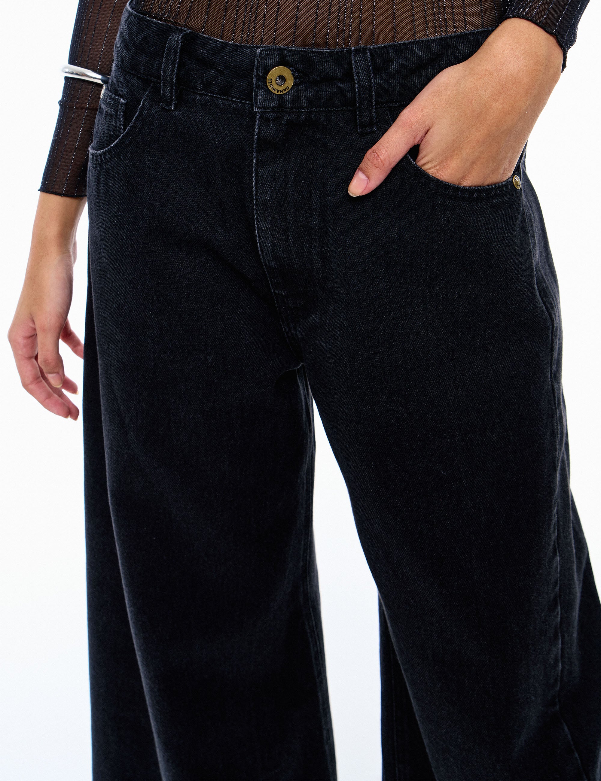 Calça Rafaela Denim Black