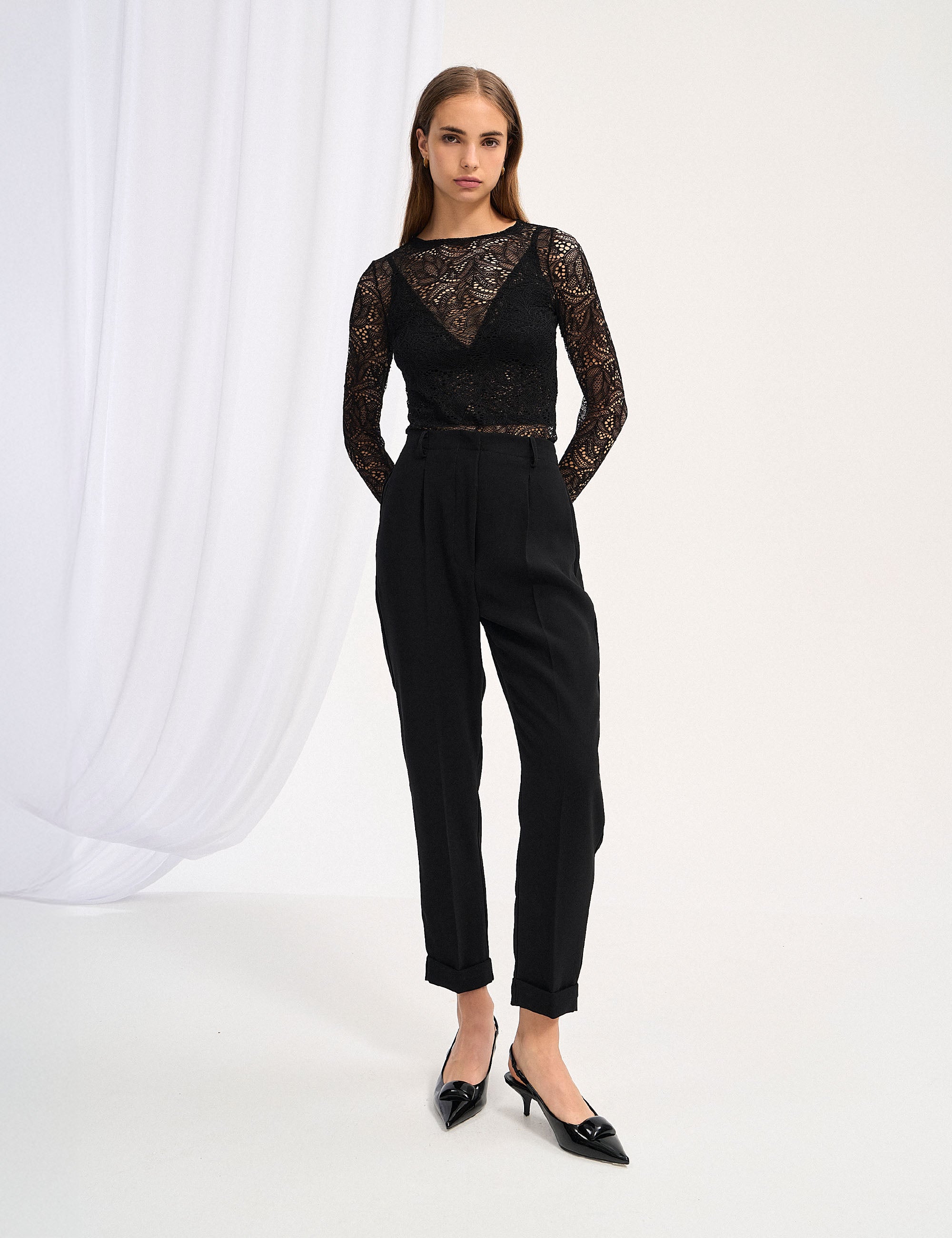 Calça Alicia Crepe Preto