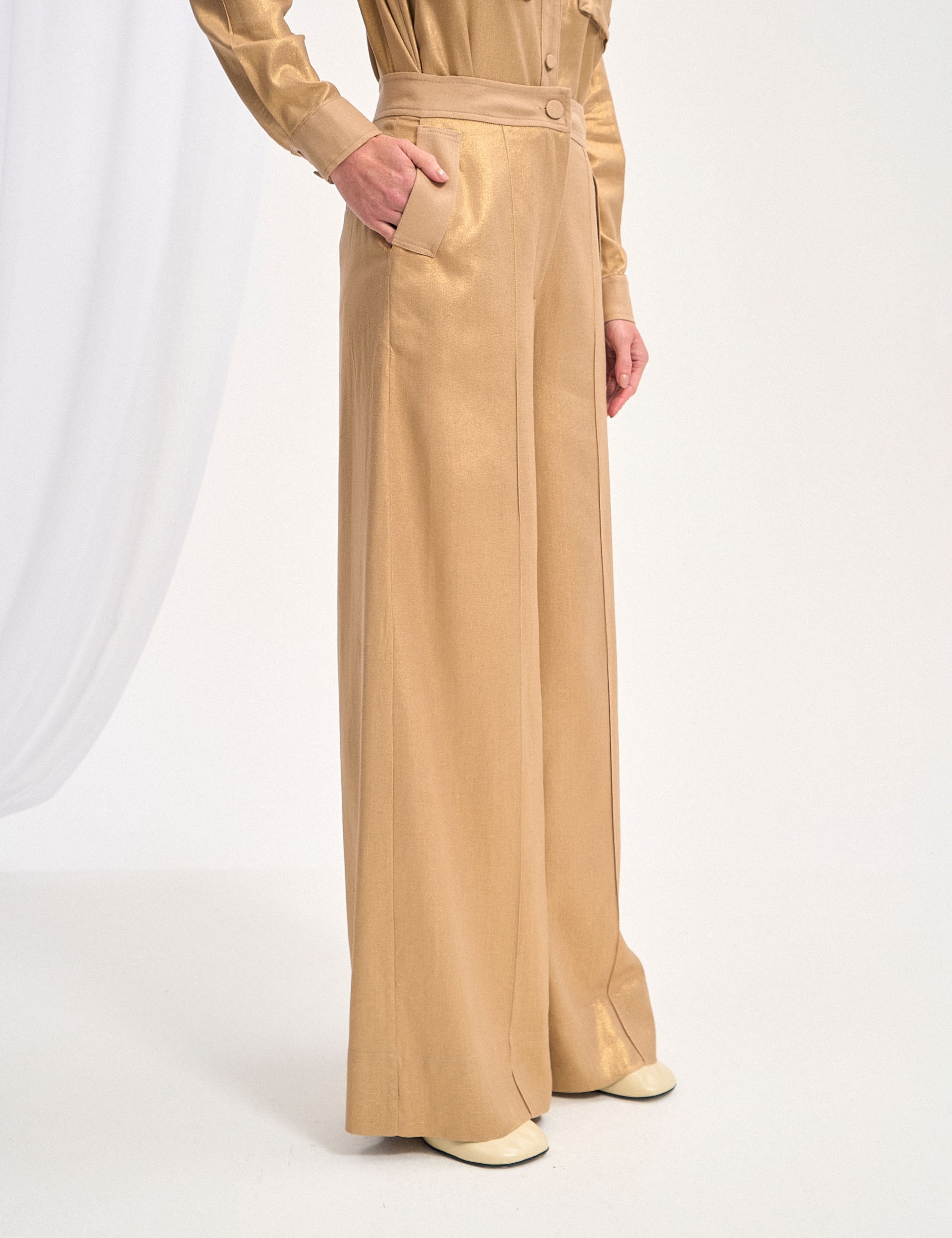 Calça Ella Cargo Bege