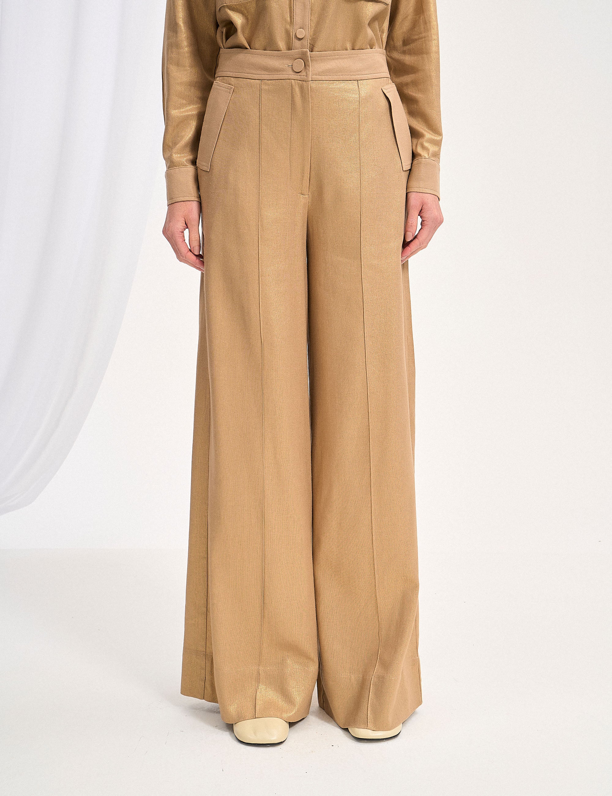 Calça Ella Cargo Bege
