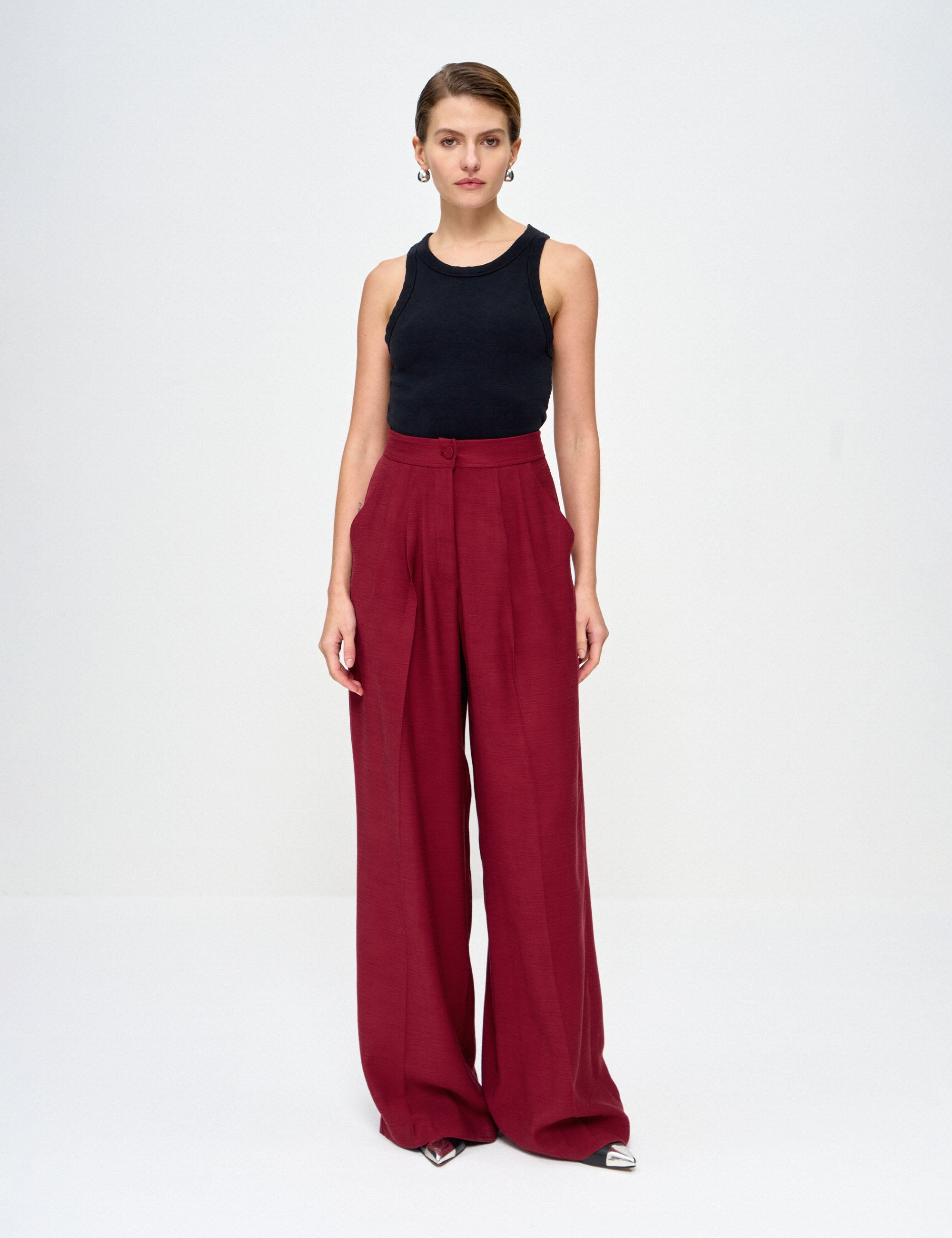 Calça Cecília Alfaiataria Carménère