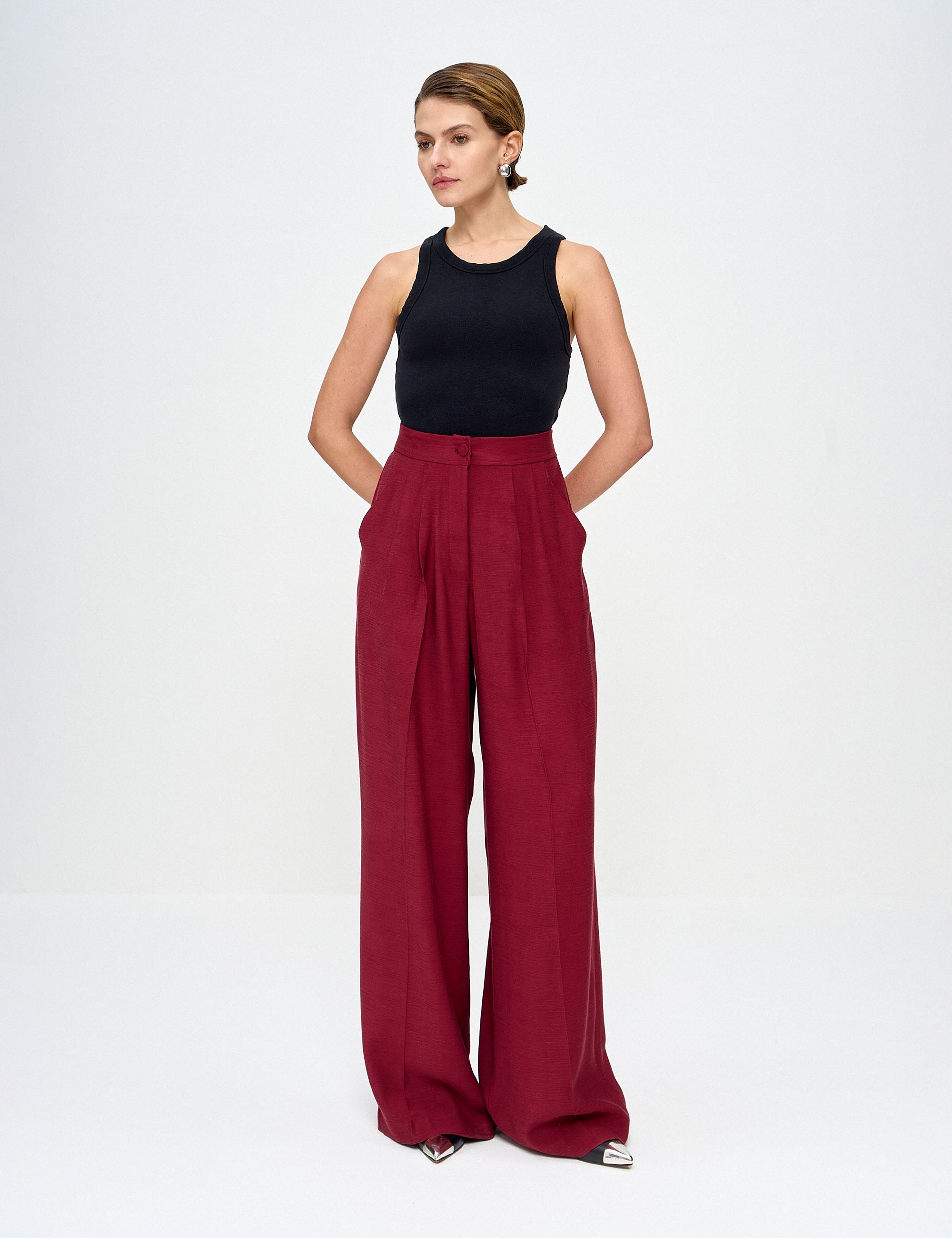 Calça Cecília Alfaiataria Carménère