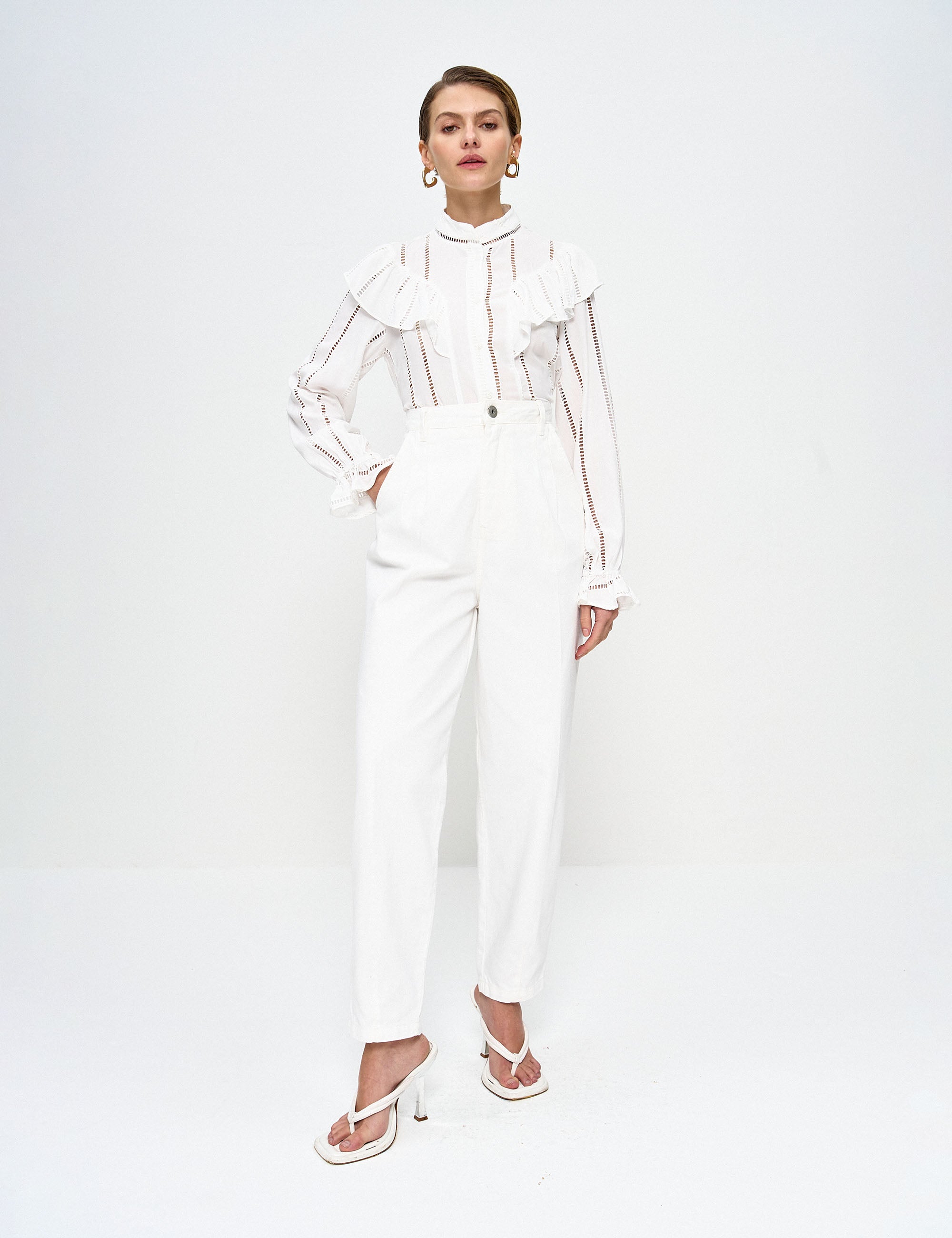 Calça Isabel Clochard Off White