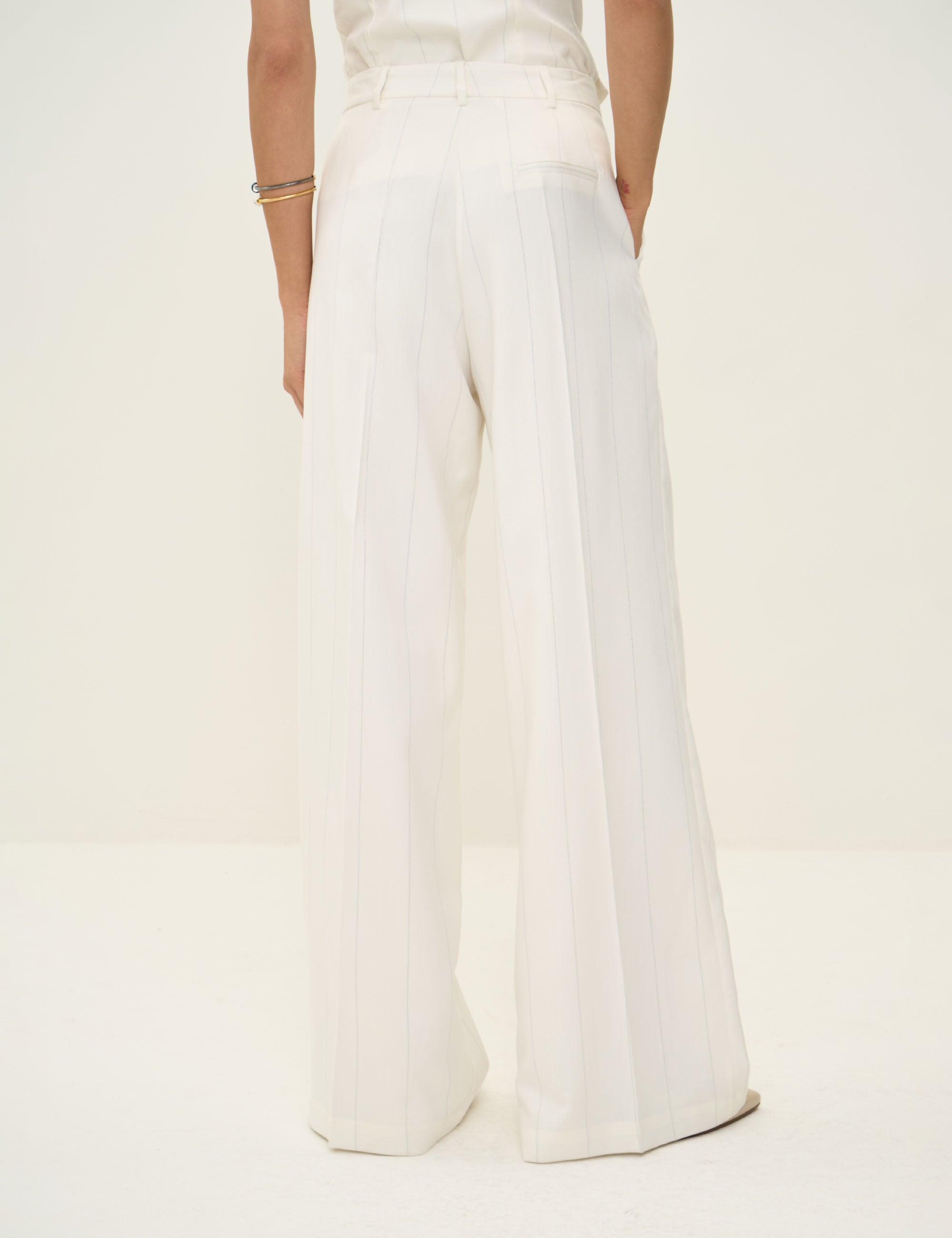 Calça Louise Risca Off White