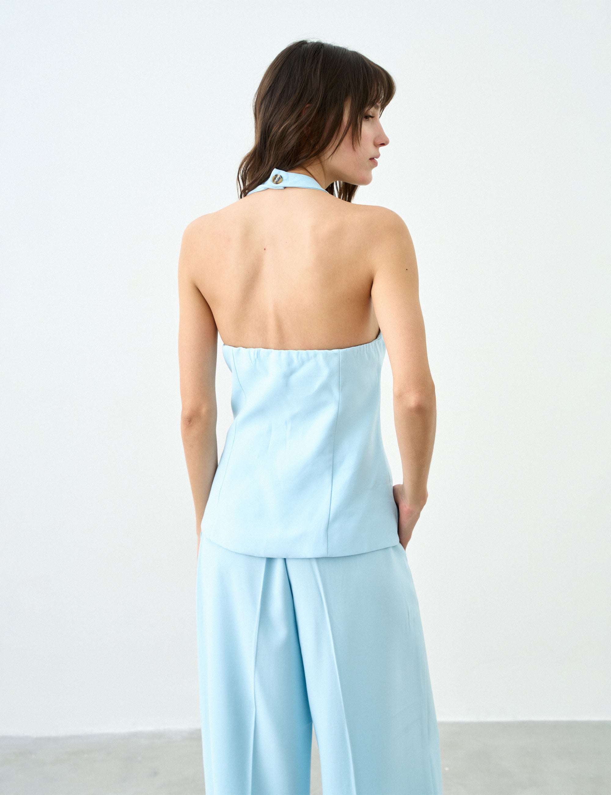 Colete Naomi Viscose Azul