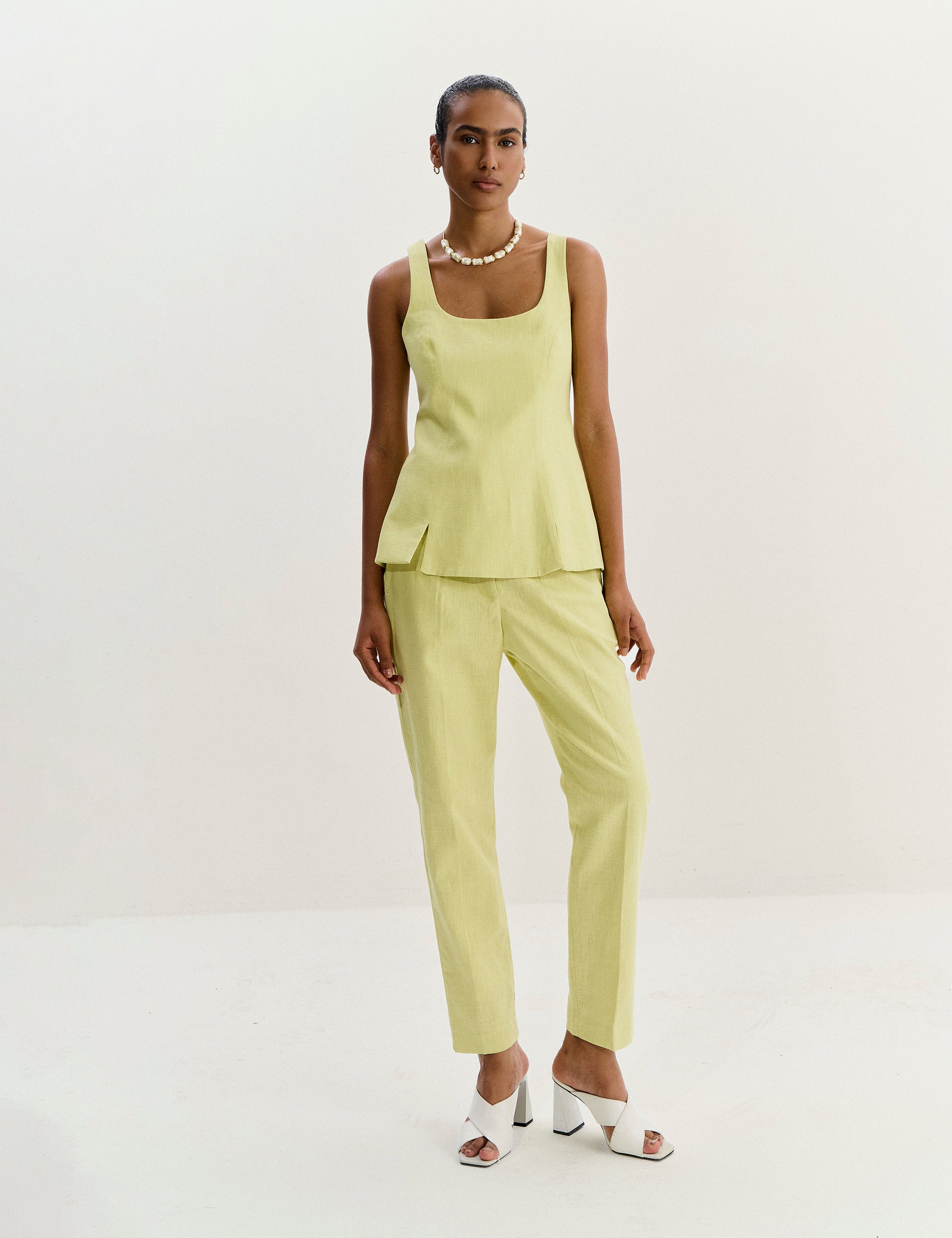Calça Agatha Rami Amarelo