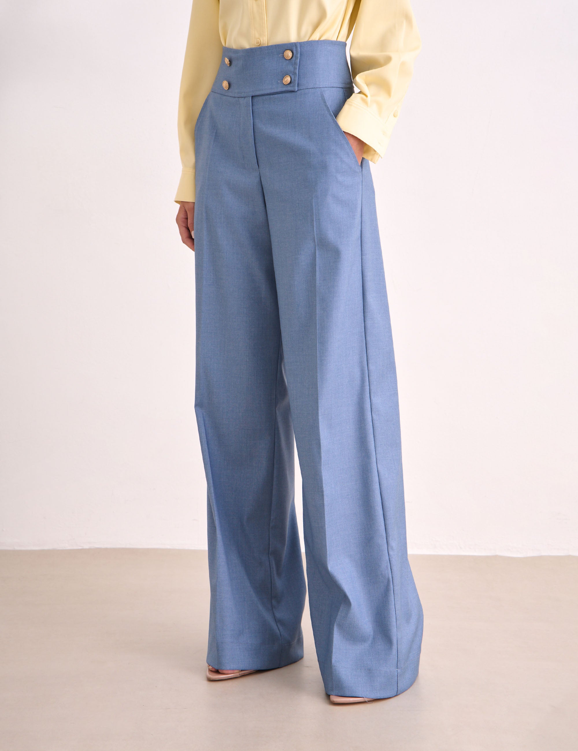 Calça Alice Alfaiataria Azul