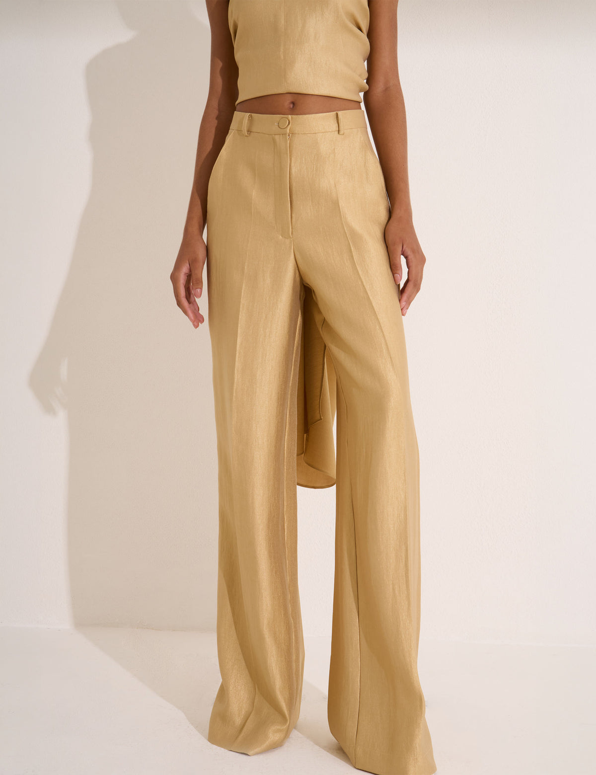 Calça Amara Acetinada Gold