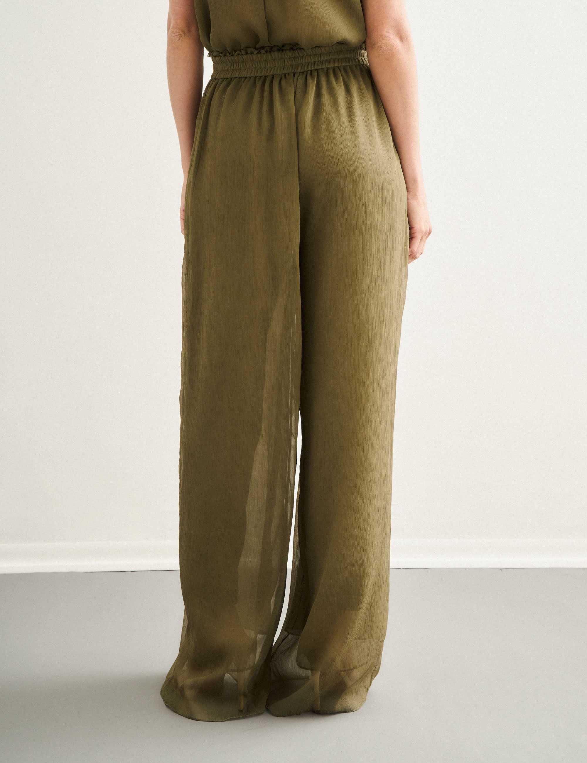 Calça Amélia Fluida Oliva