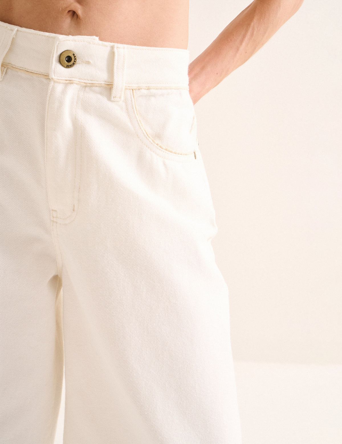 Calça Amelie Sarja Off White
