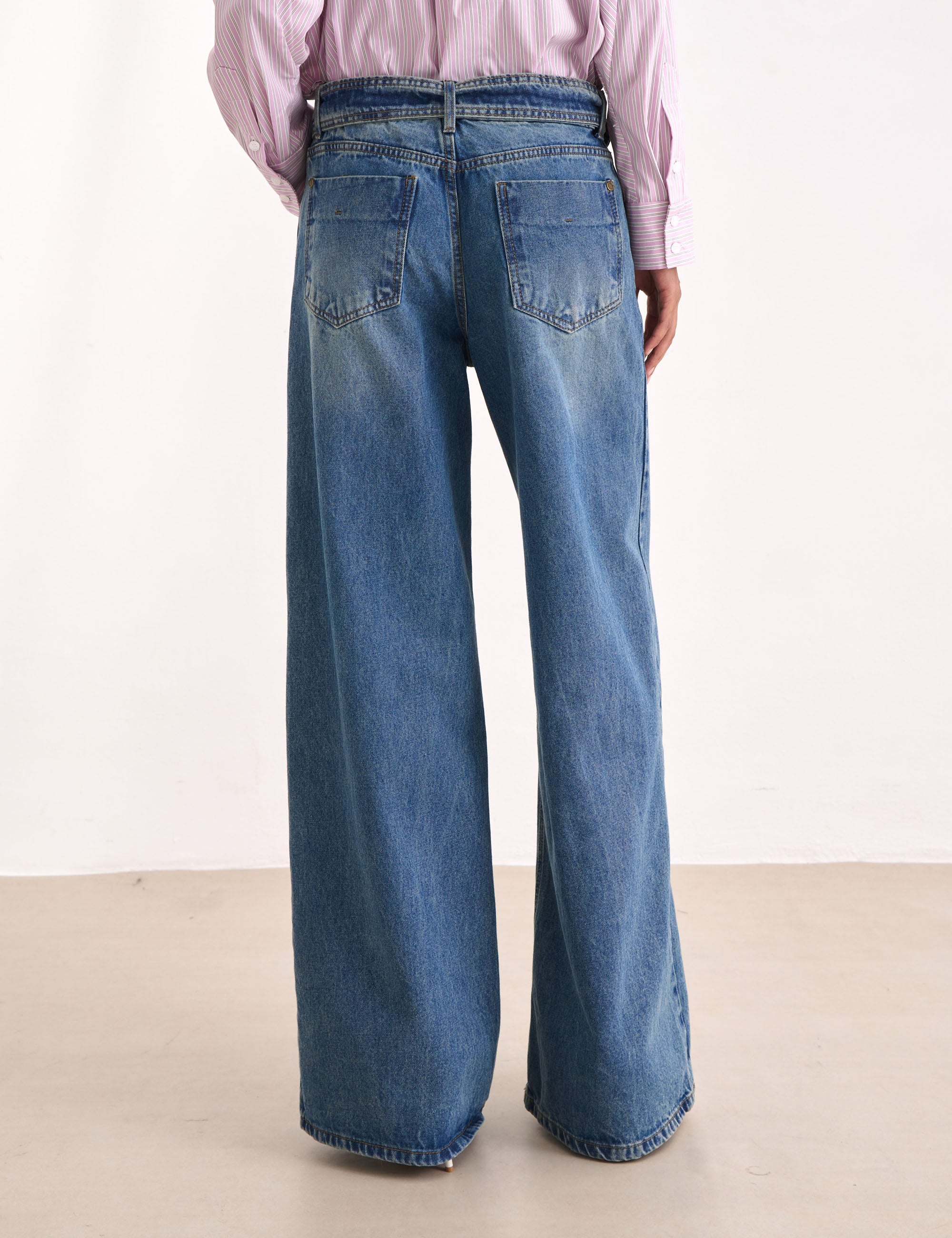 Calça Angy Denim Médio