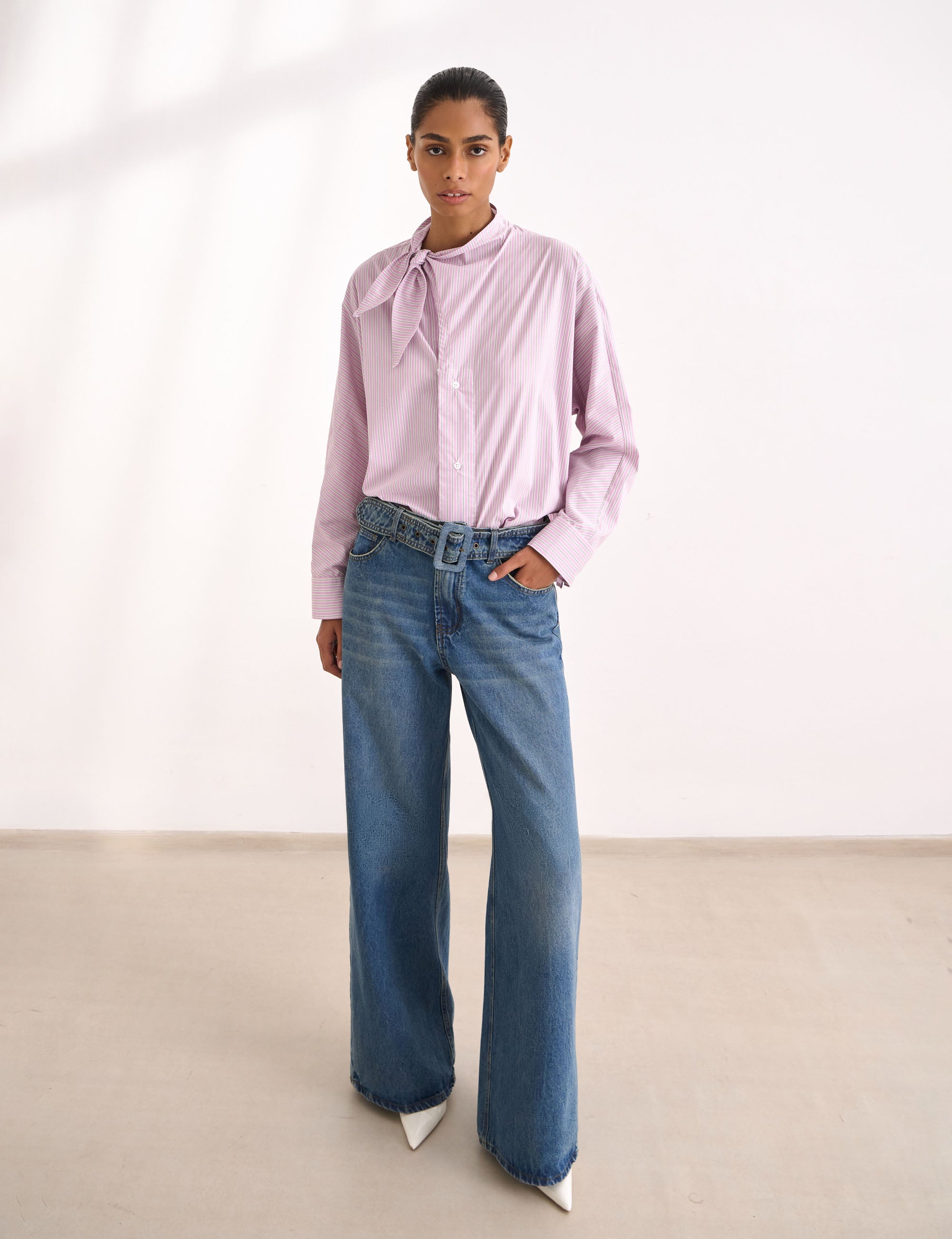 Calça Angy Denim Médio