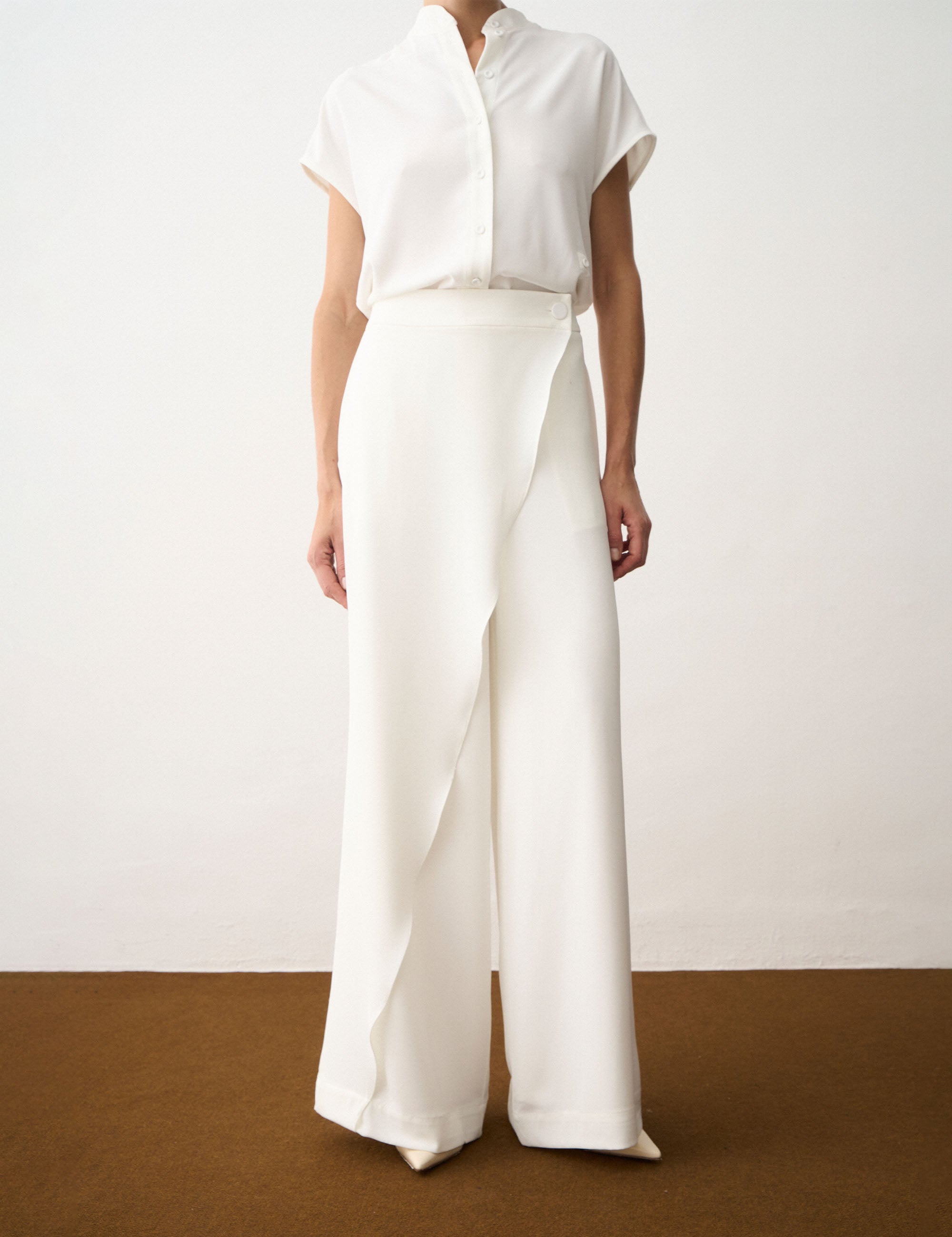 Calça Anna Fluida Off White