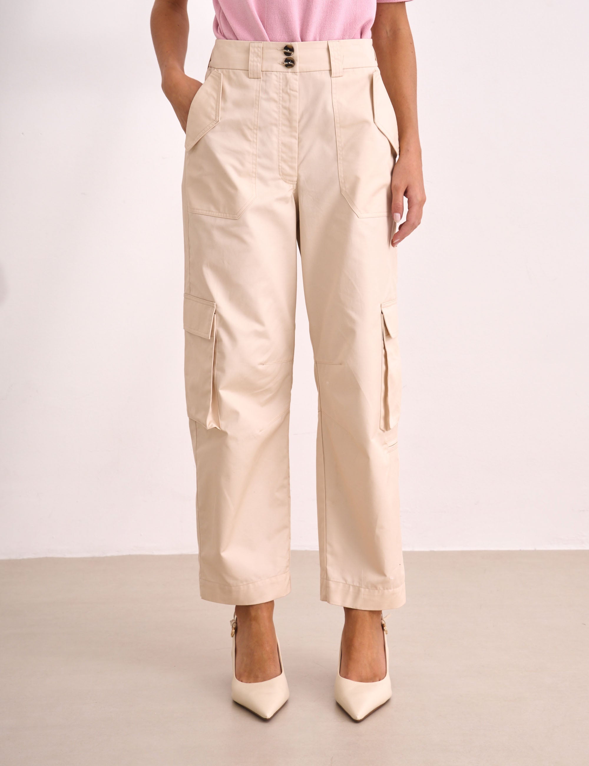 Calça Celina Sarja Areia