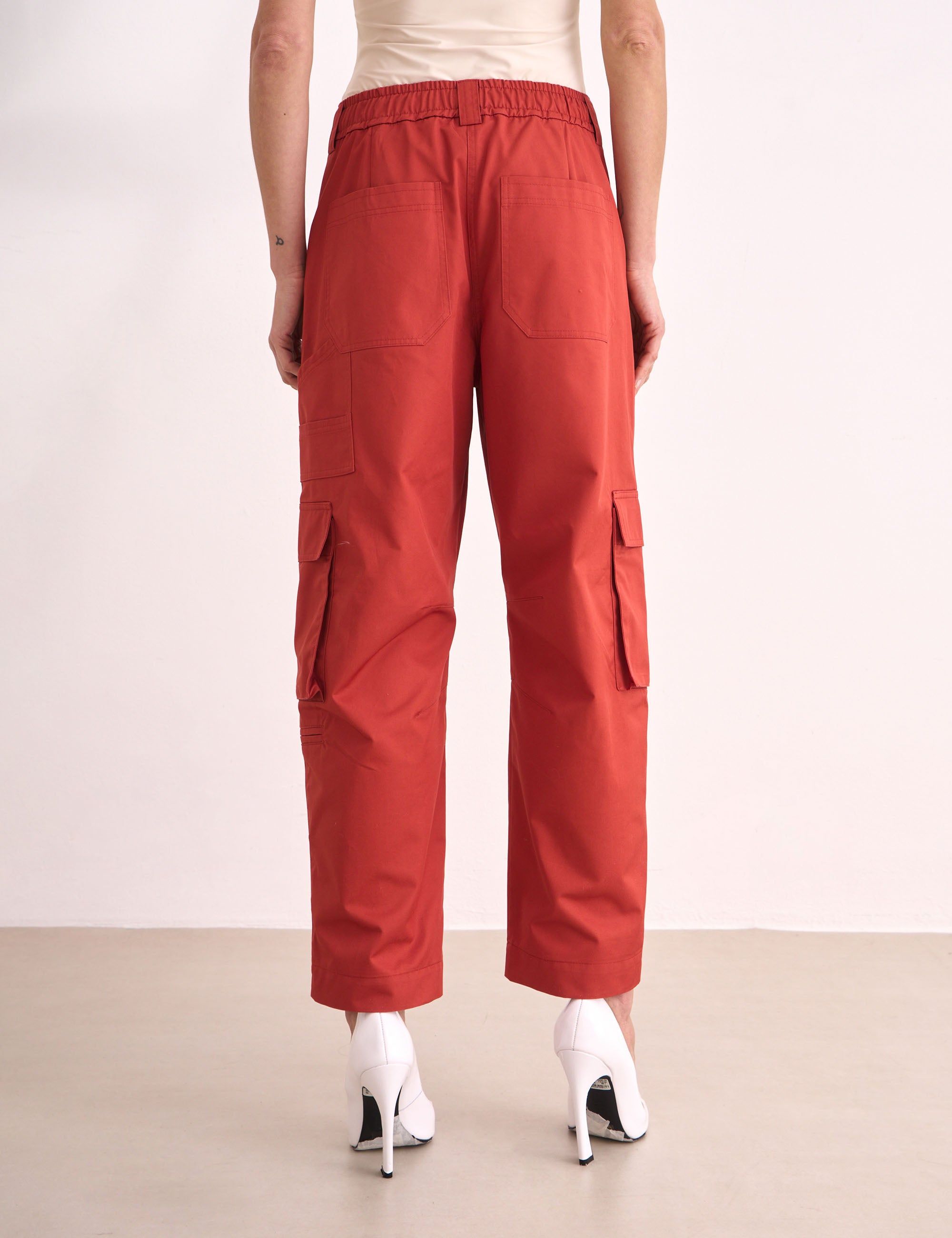 Calça Celina Sarja Vermelho