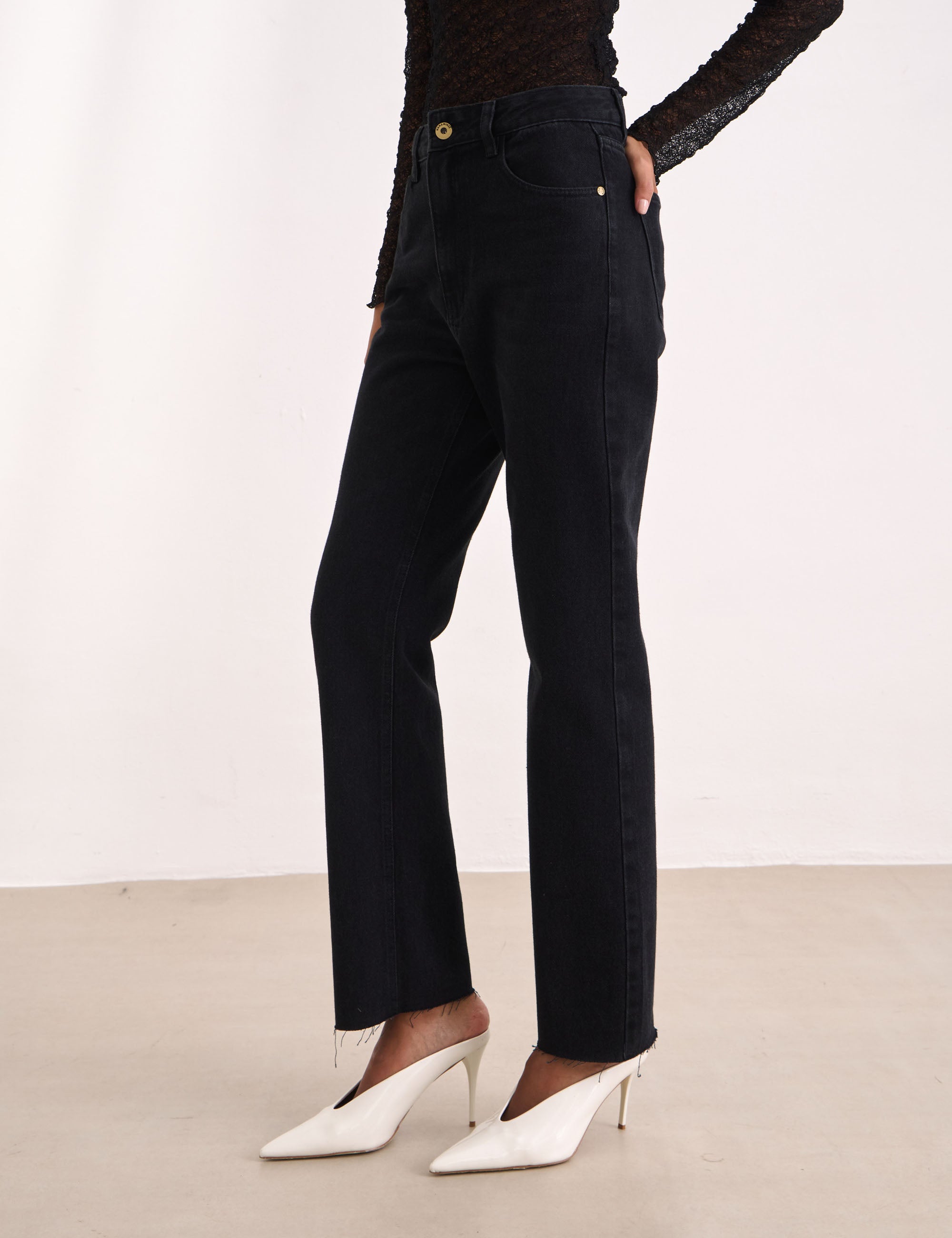 Calça Cindy Denim Black