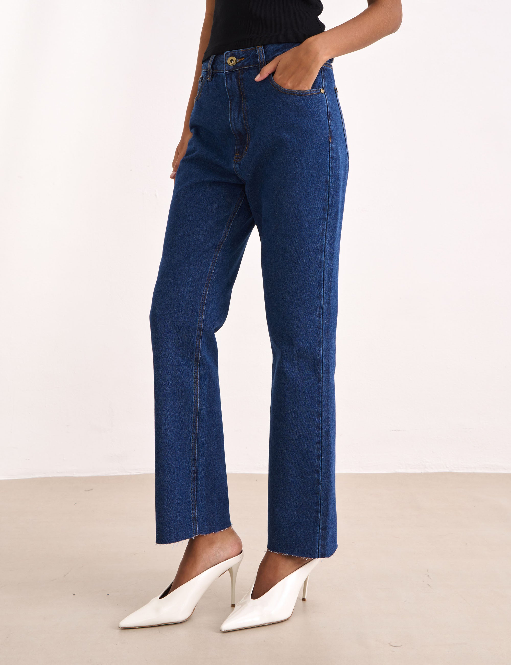 Calça Cindy Denim Escuro
