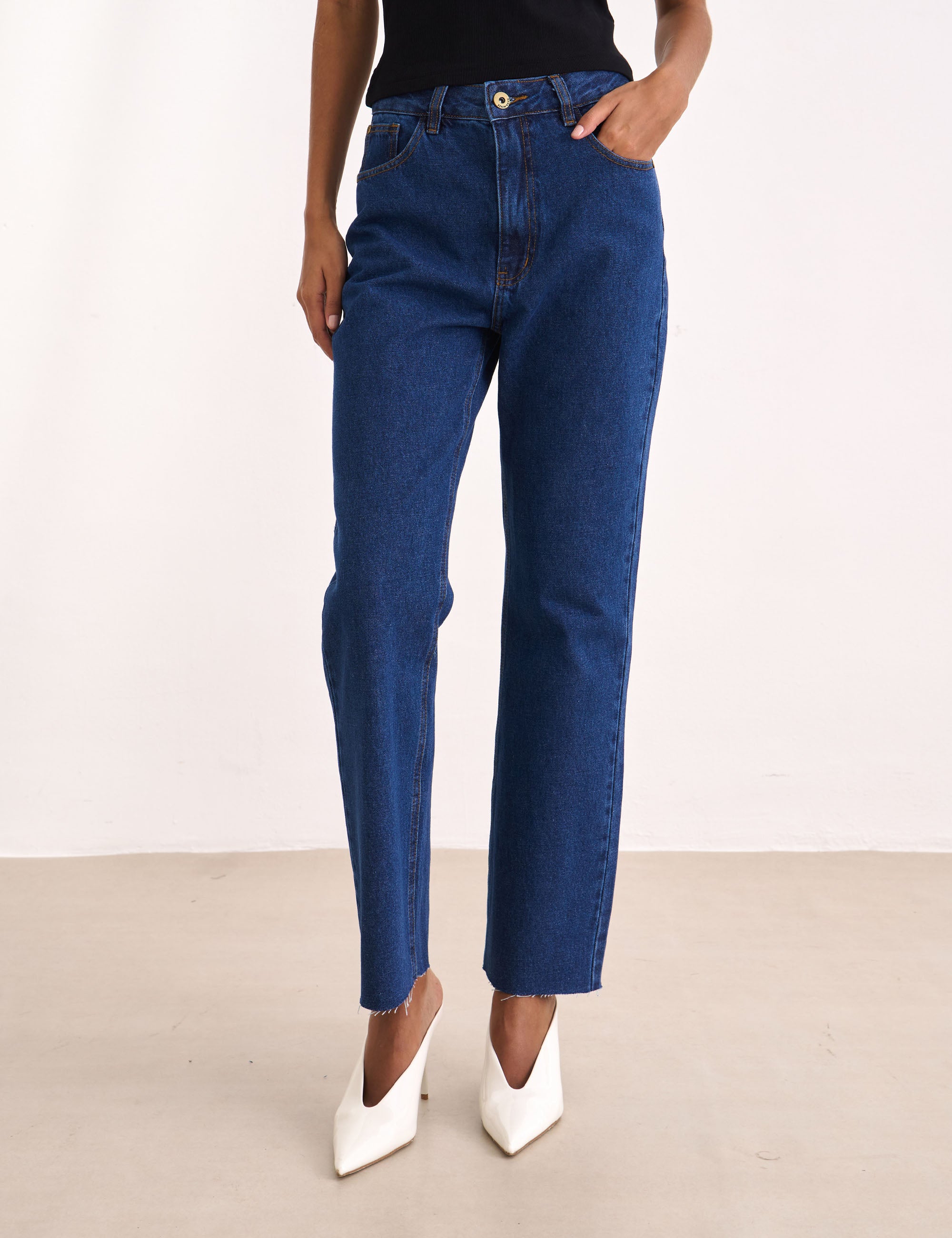 Calça Cindy Denim Escuro