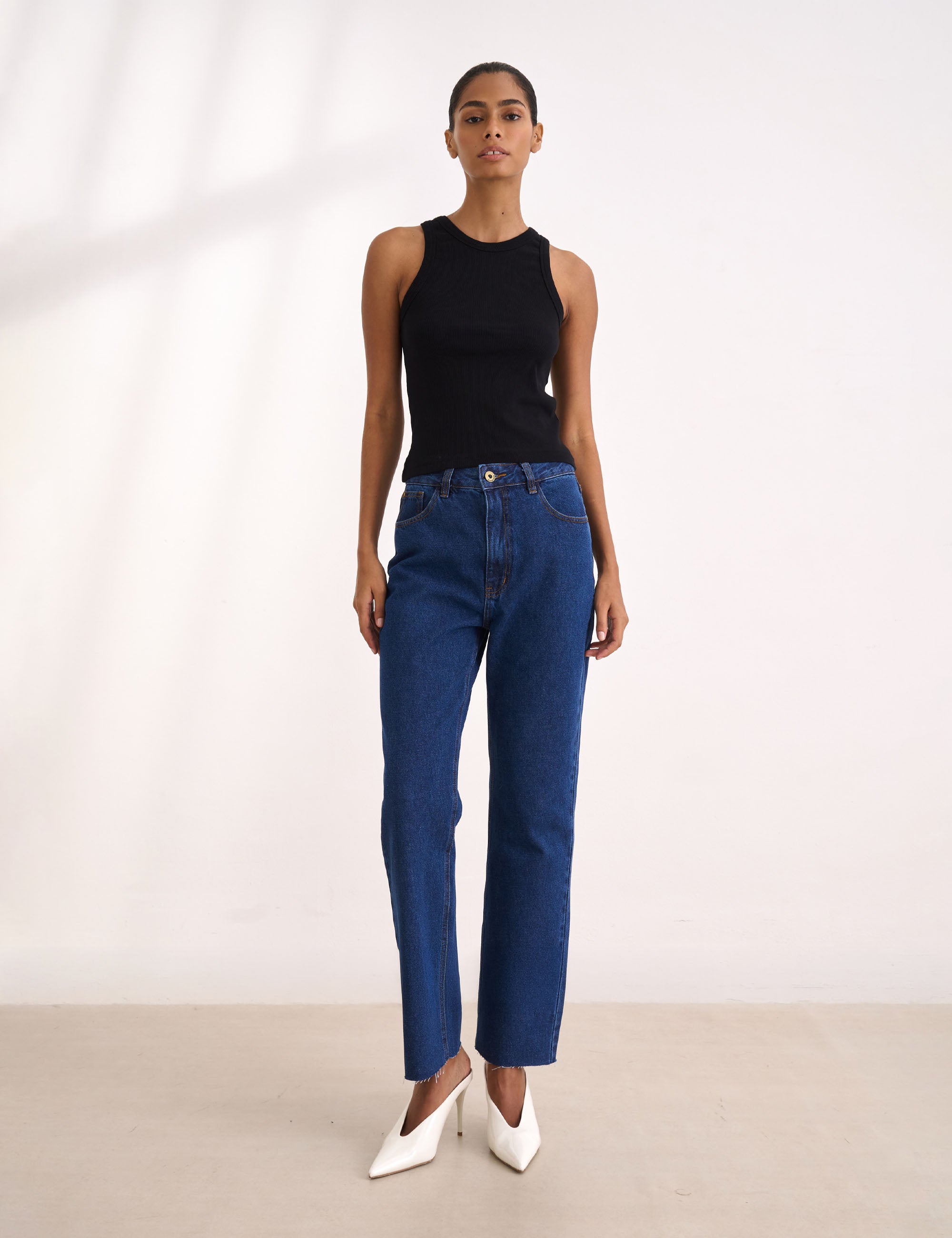 Calça Cindy Denim Escuro