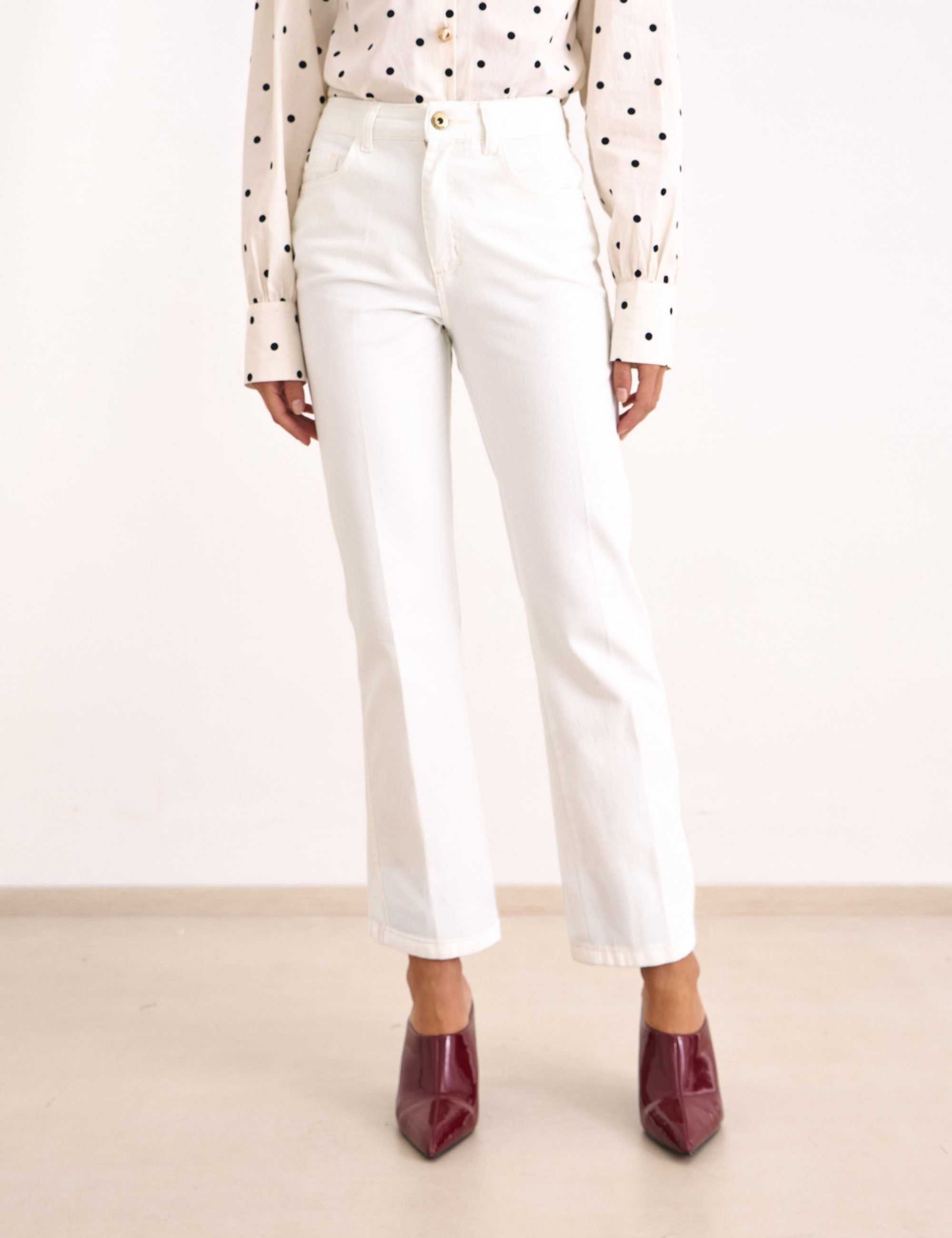 Calça Cindy Denim Off White