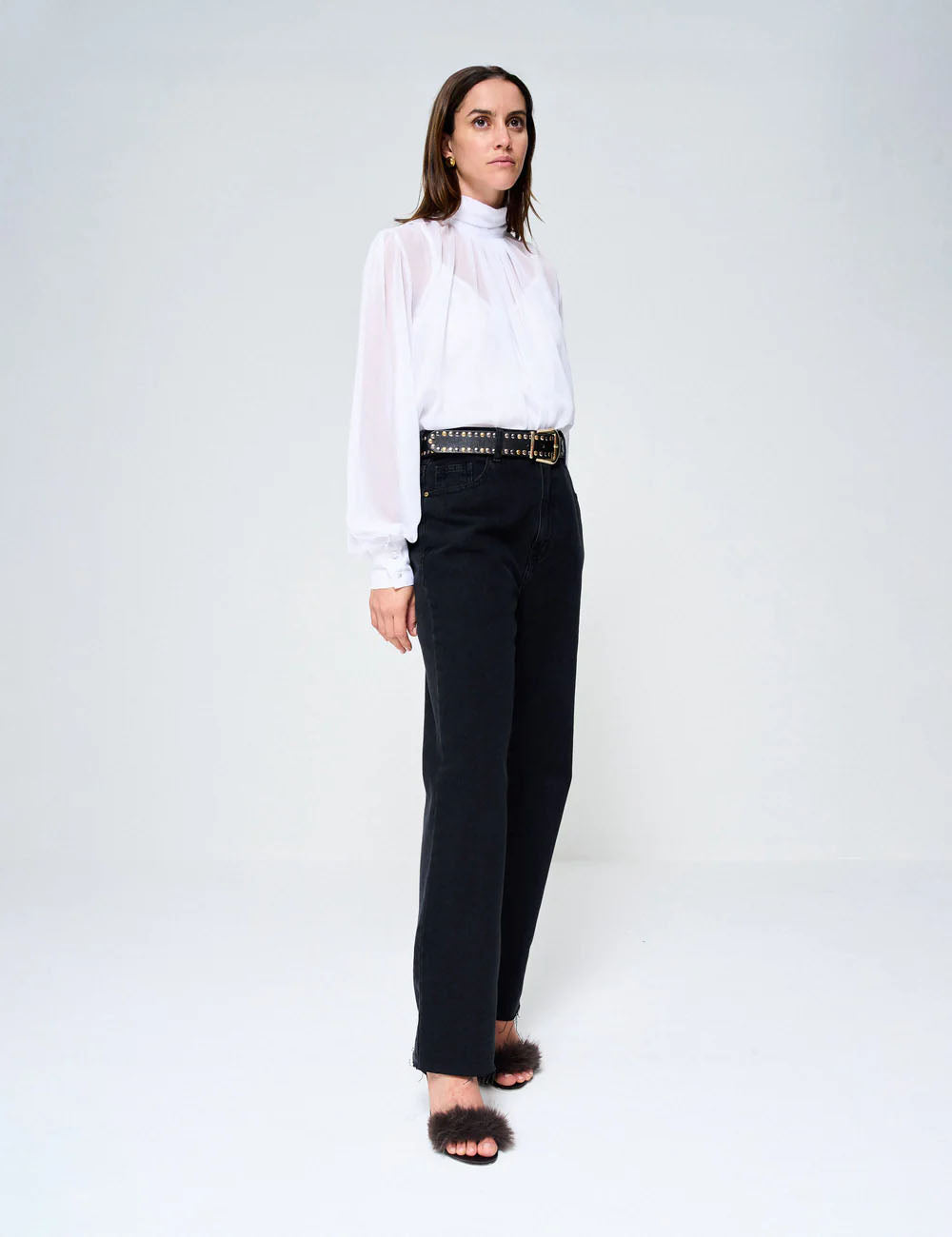 Calça Cindy Jeans Black