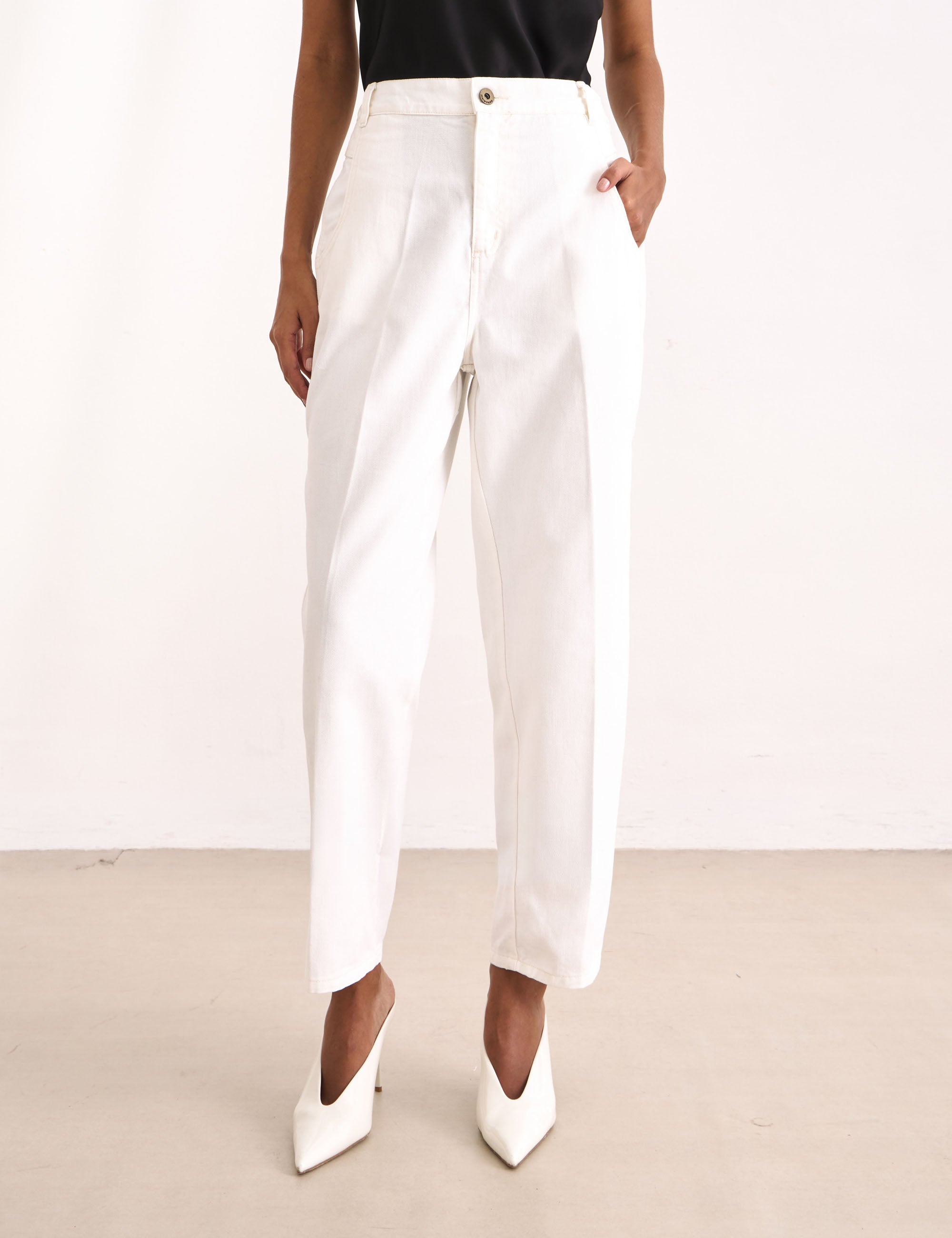 Calça Emma Denim Off White